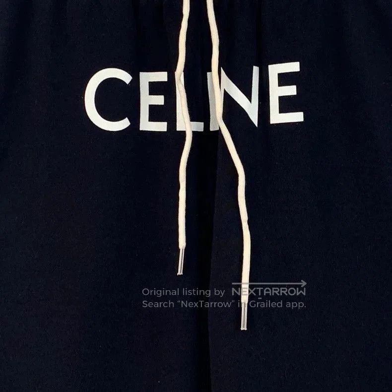 Celine Celine Black Logo Sweatpants M Size. Size US 32 / EU 48 - 4 Thumbnail