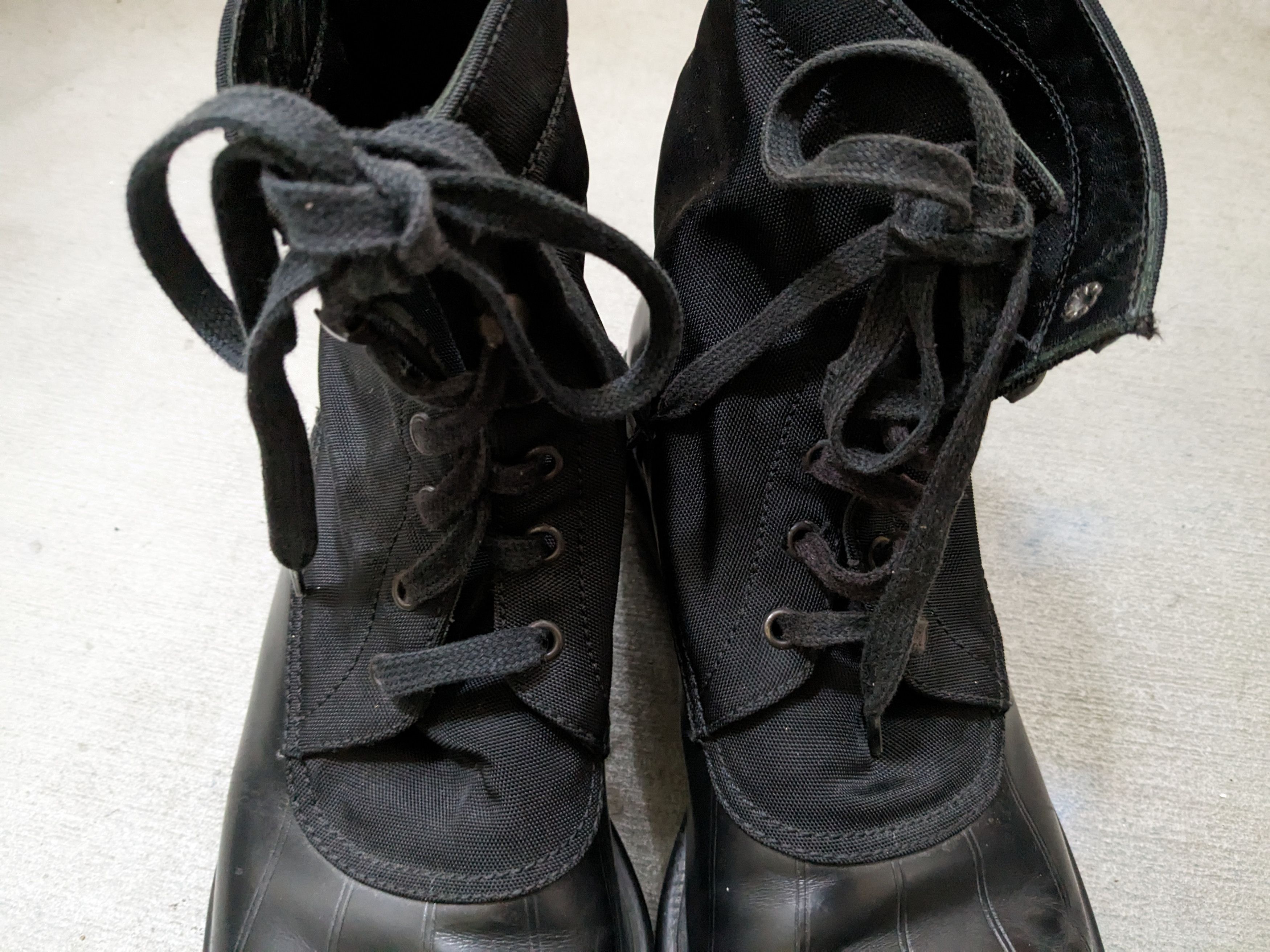 Gucci Gucci Combat Boots Size 10.5 Black Leather Buckle Duck Y2K Size US 10.5 / EU 43-44 - 3 Thumbnail