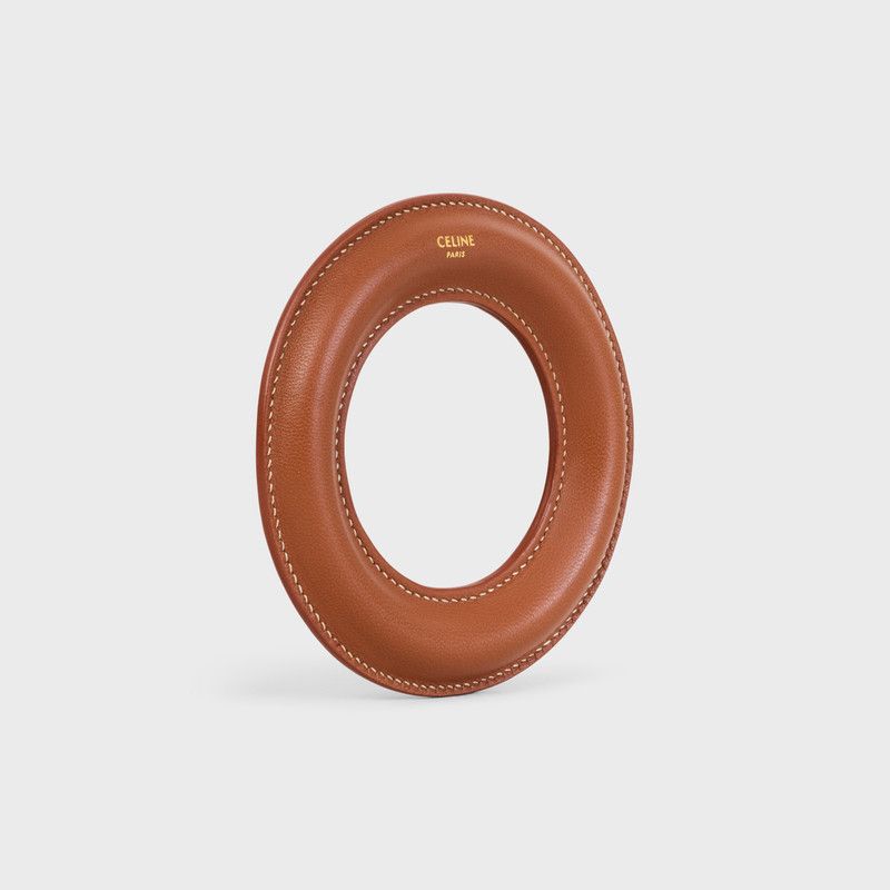 Celine o1loc1c0226 Size :OS/Celine Bangle Lambskin in Brown/Tan Size ONE SIZE - 2 Thumbnail
