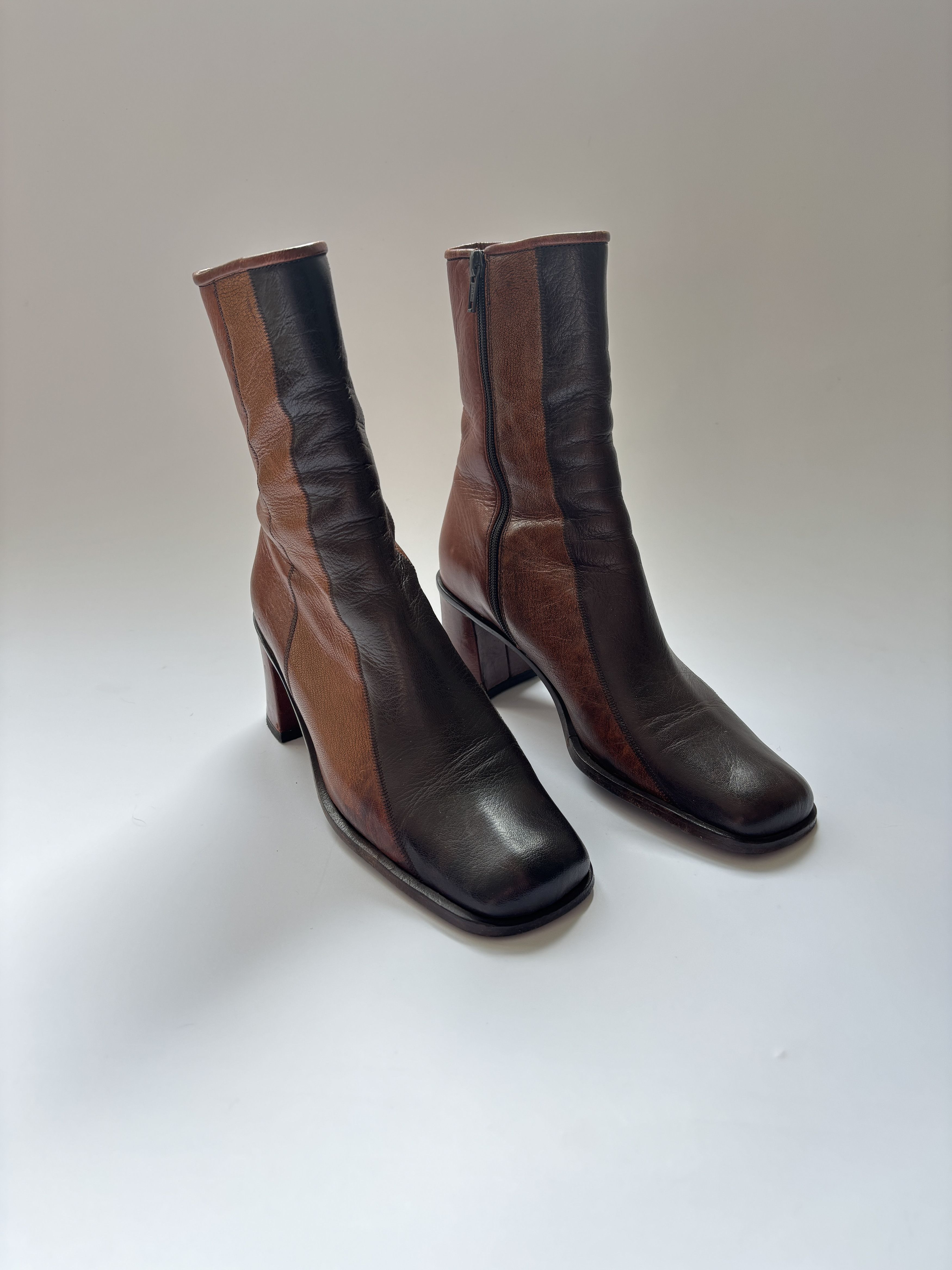 Miu Miu ⚡️QUICK SALE⚡️Miu Miu Brown Ankle Boots Size US 7.5 / IT 37.5 - 2 Thumbnail
