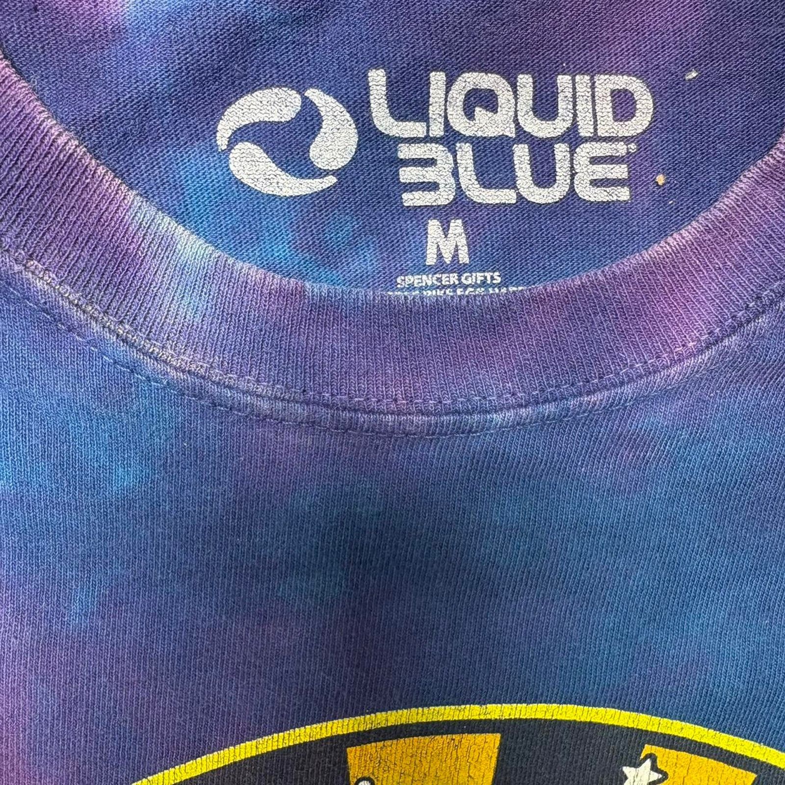 Liquid Blue Blue and Purple Tie-Dye Liquid Blue Shirt Size US M / EU 48-50 / 2 - 2 Thumbnail