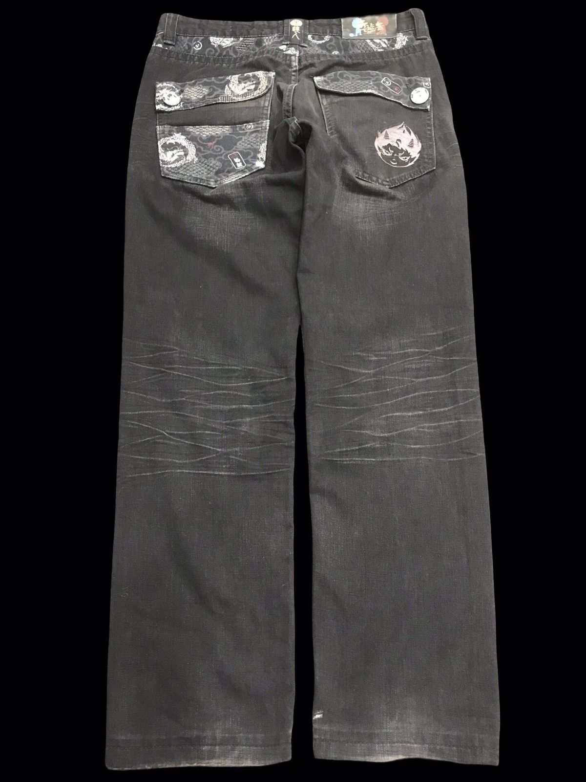 Japanese Brand 💥ART💥VERY RARE BIG TRAIN SICK FADES DENIM F93 Size US 30 / EU 46 - 11 Thumbnail