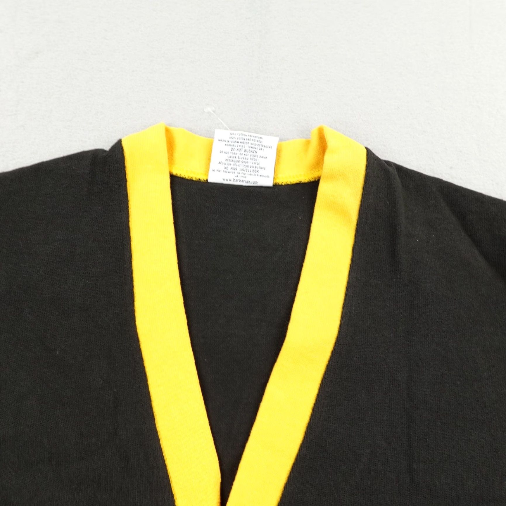 Barbarian VINTAGE Barbarian Sweater Cardigan Men Medium Black Rugby Striped Knit Casual Size US M / EU 48-50 / 2 - 2 Thumbnail