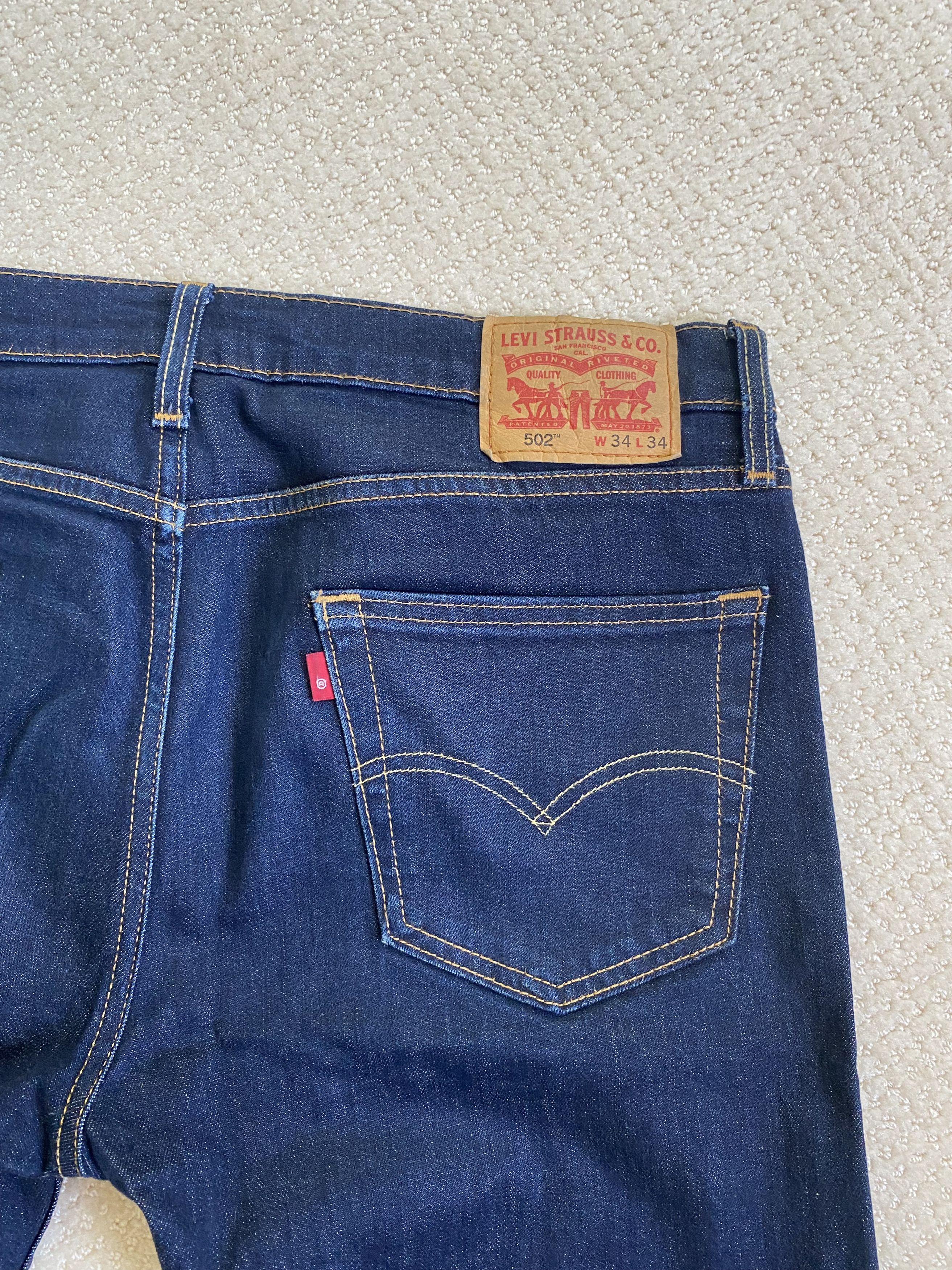 Levi's Levi's Denis Dark Wash Size US 34 / EU 50 - 4 Thumbnail