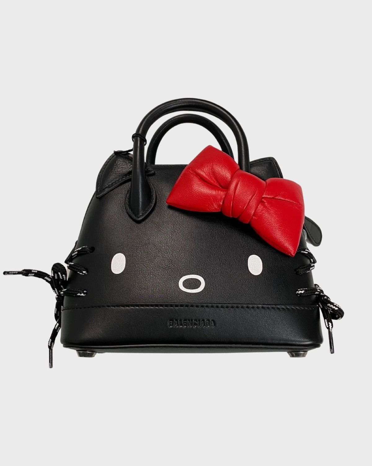 image of Balenciaga Ss20 Black Hello Kitty Bag Sz:s, Women's