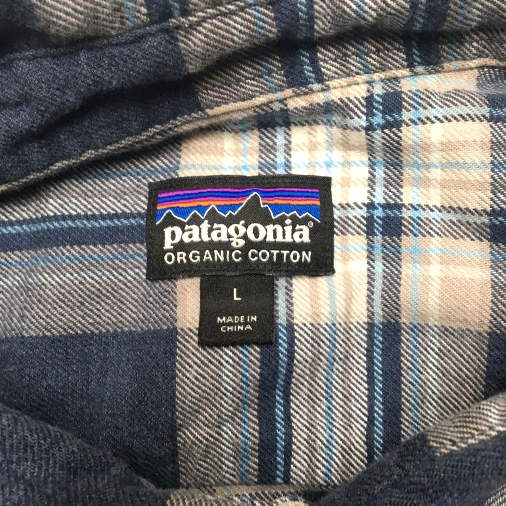 Patagonia Patagonia Fjord Flannel Shirt Mens Large L Blue Plaid Organic Cotton Button-Up Long Sleeve Casual Fall Size US L / EU 52-54 / 3 - 4 Thumbnail