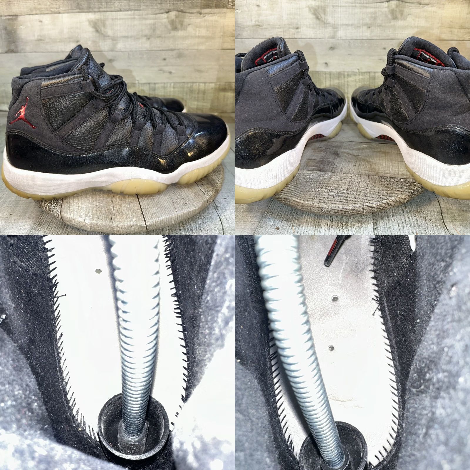 Jordan Brand Jordan Air Jordan 11 Retro 72-10 Black White Men's High Top Athletic 2015 Size US L / EU 52-54 / 3 - 8 Thumbnail