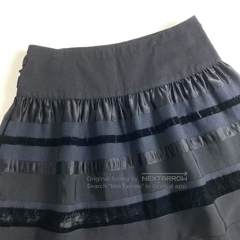 Junya Watanabe Junya Watanabe size S Pleated waistband half skirt Size 22" - 4 Thumbnail