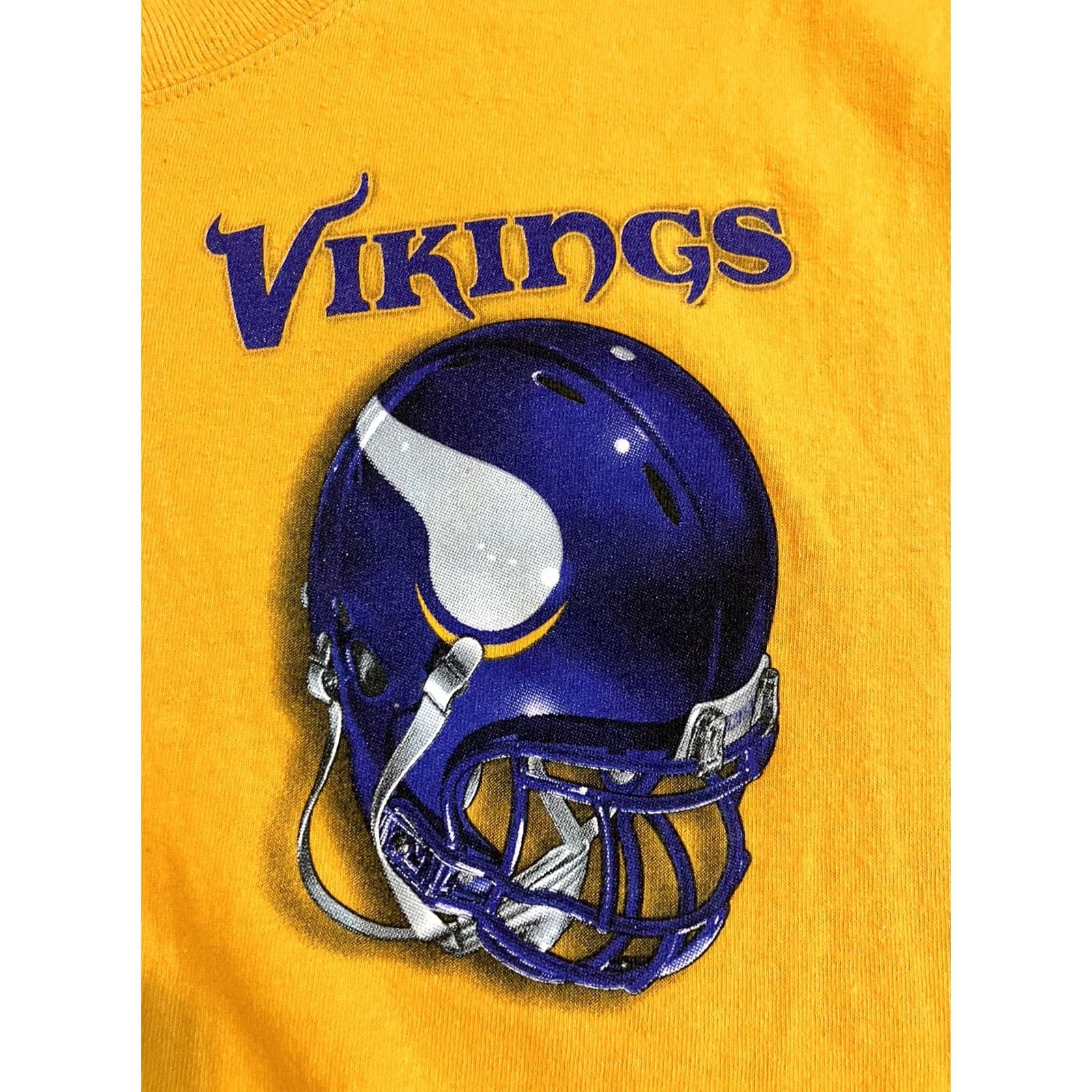 Reebok VINTAGE Reebok Minnesota Vikings BIG PAPA 2010 Team Schedule T-Shirt XXL Yellow Men Short Sleeve Crew Neck Football NFL Size US XXL / EU 58 / 5 - 2 Thumbnail