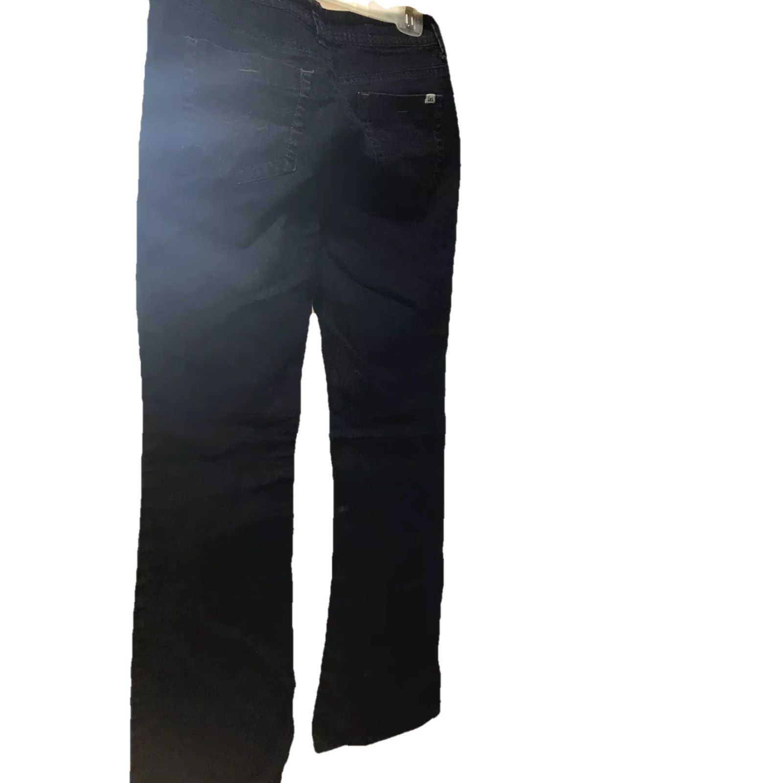 Vintage VINTAGE Old Navy LEI Women's Dark Wash Bootcut Jeans Size 7 Mid-Rise Stretch Cotton Denim Size 28" / US 6 / IT 42 - 2 Thumbnail
