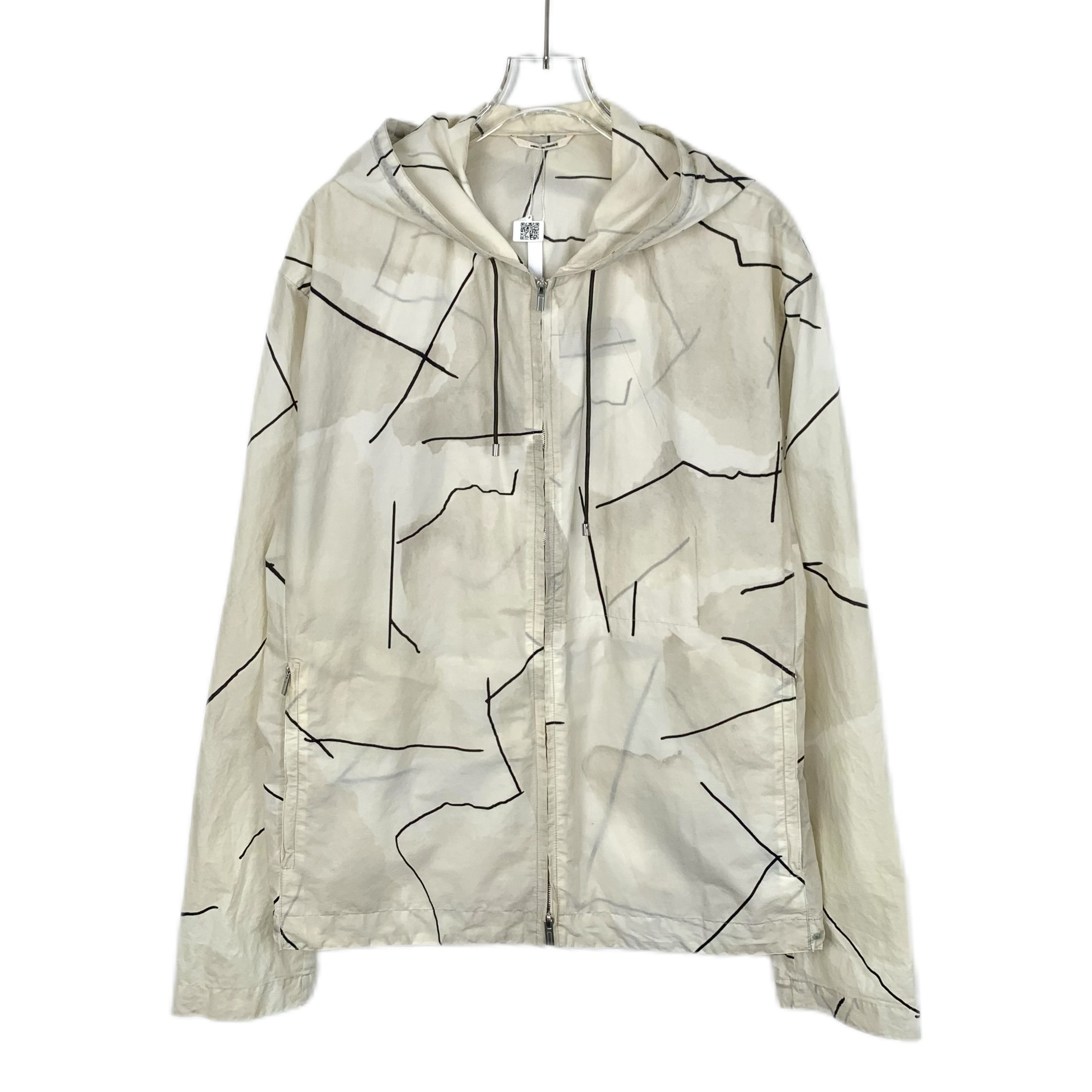 Hermes Hermes Beige Printed Cotton Hoodie Zip Jacket L (Size 50) Size L / US 10 / IT 46 - 1 Thumbnail