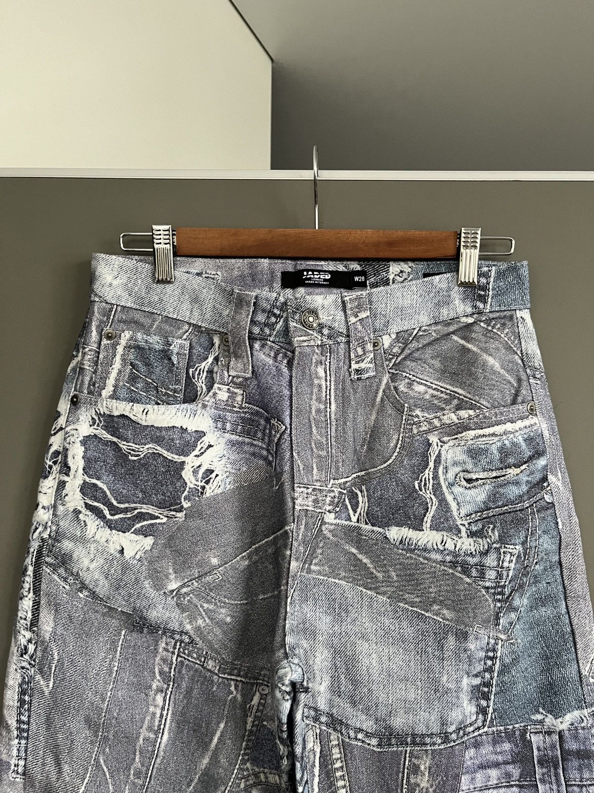 Jaded London Jaded London Denim Print Skaters Pants Size US 28 / EU 44 - 2 Thumbnail