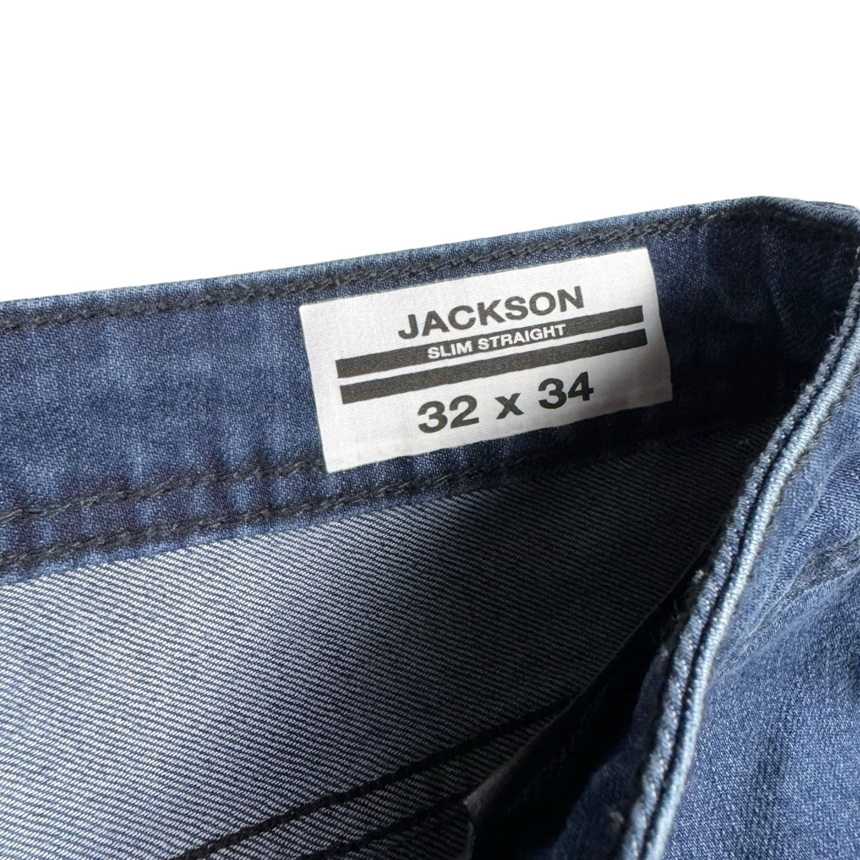 Buffalo David Bitton Buffalo David Bitton Jeans Slim Straight Jeans Mens 32x34 Denim Blue 5-Pocket Logo 90s Cowboy Pattern: Solid Shirt? Size US 32 / EU 48 - 7 Thumbnail