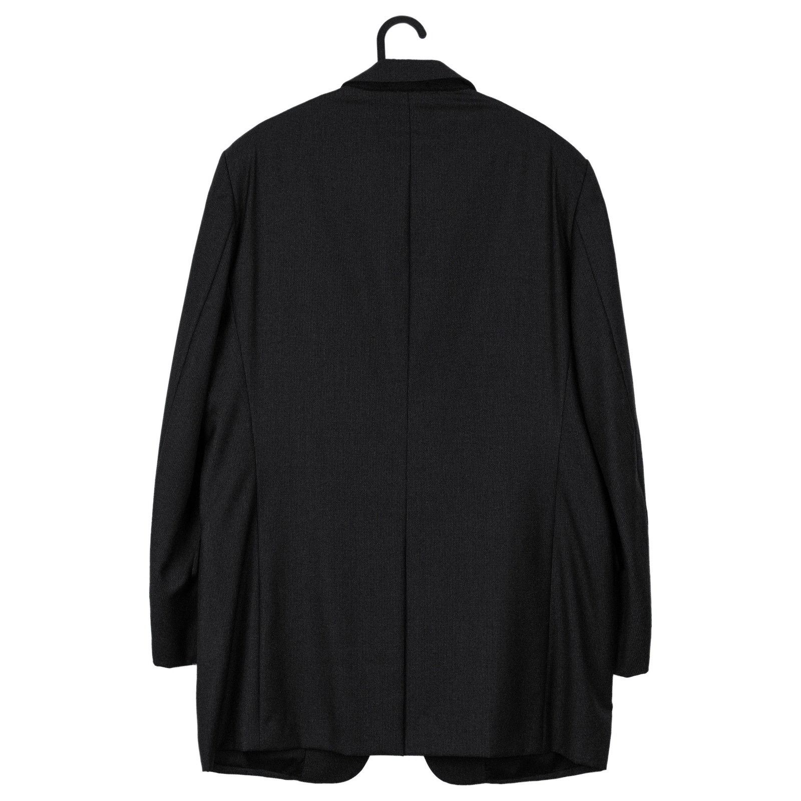 Prada Prada Milano Black Pure Virgin Wool Tailored Blazer Jacket Size US L / EU 52-54 / 3 - 2 Thumbnail