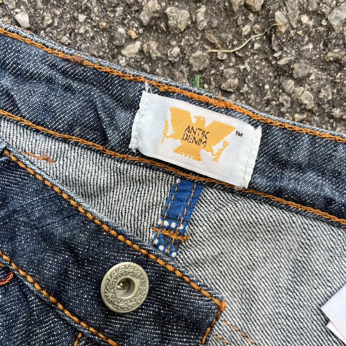 Japanese Brand Flared Antik Denim Embroidery Bootcut Pants Size 25" / US 0 / IT 36 - 10 Thumbnail