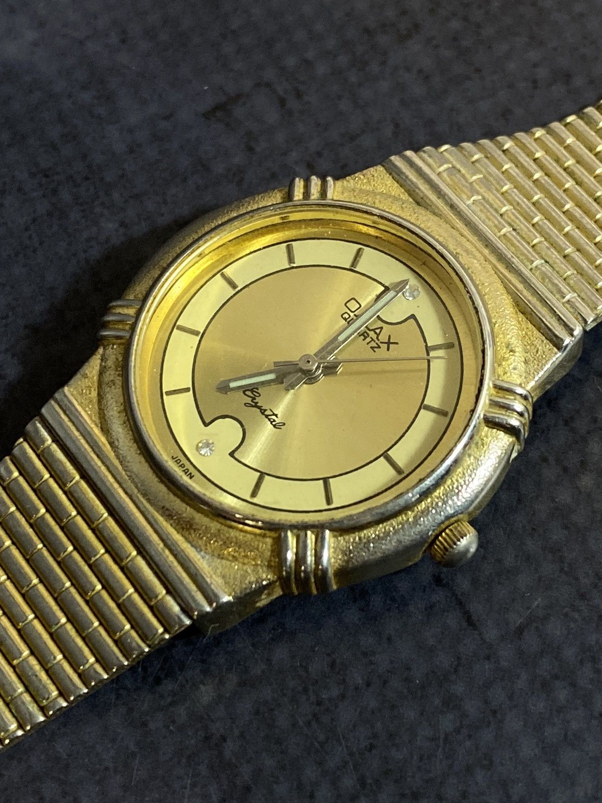 Japanese Brand × Vintage Elegant OMAX Watch with Gold Bracelet Japan Mov’t Size ONE SIZE - 7 Thumbnail