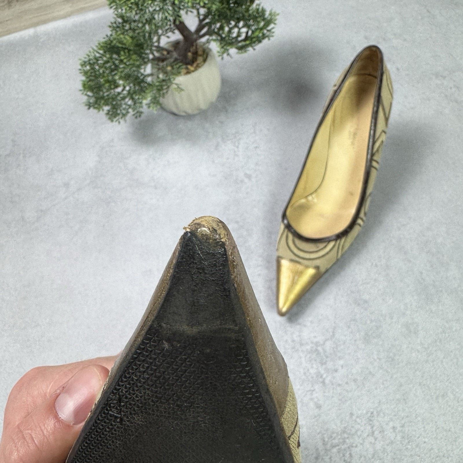 Dolce & Gabbana Dolce Gabbana Womrn Monogram Hells Pumps Size 38.5 US 8.5 Size US 8.5 / IT 38.5 - 9 Thumbnail