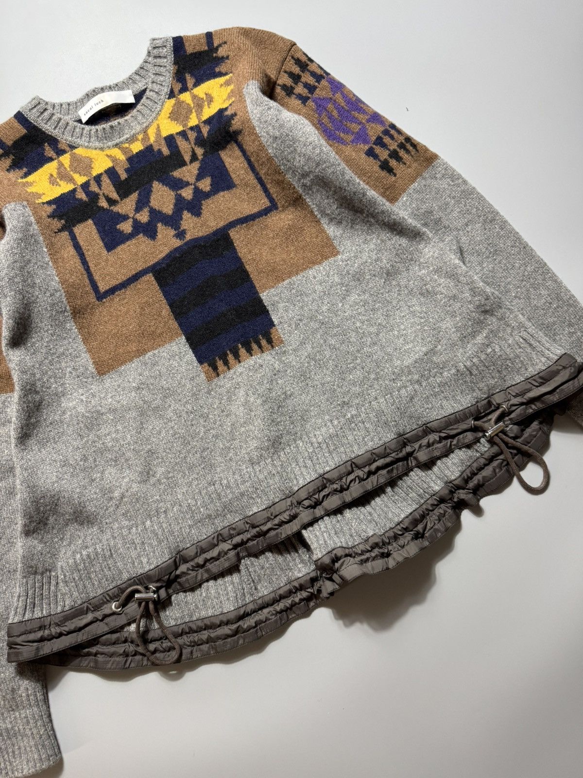 Sacai Sacai Luck - Knit Sweatshirt Size M / US 6-8 / IT 42-44 - 4 Thumbnail