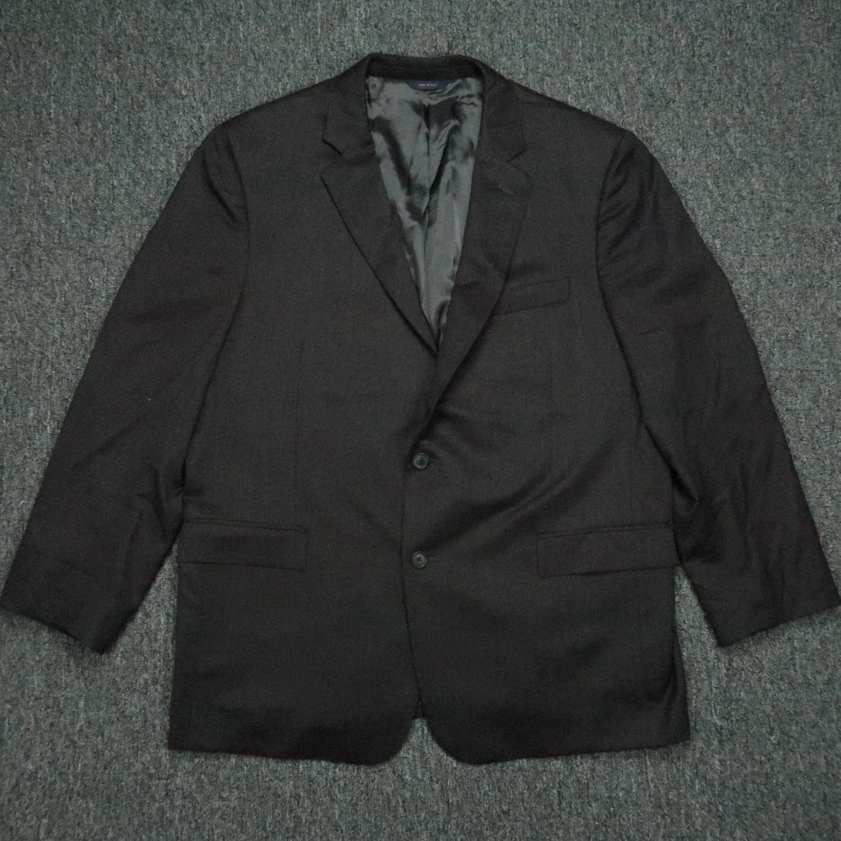 Brooks Brothers Brooks Brothers Sport Coat Blazer Mens 45R Gray 1818 Regent Estrato Wool Italy Size 48R - 2 Thumbnail
