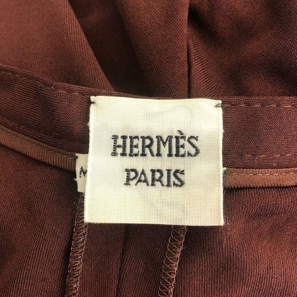 Hermes HERMES Vintage 90's RESORT Cropped Wide Leg Pants Size 27" / US 4 / IT 40 - 10 Thumbnail