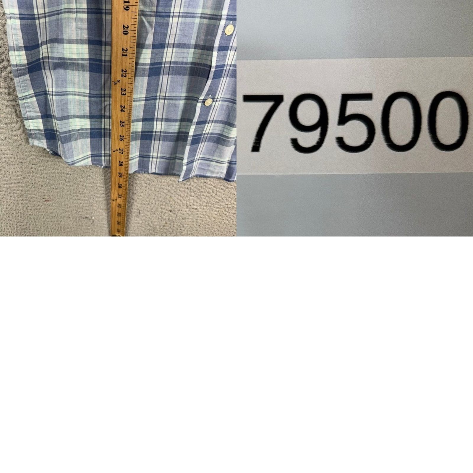 Vineyard Vines Vineyard Vines Button-Down Shirt Mens Medium Blue Plaid Long Sleeve Pocket Logo Shirt Size US M / EU 48-50 / 2 - 8 Thumbnail