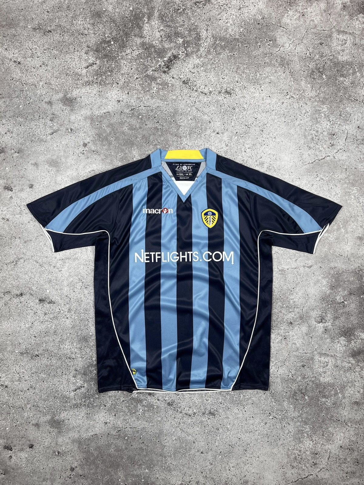 Macron × Vintage 2008 2009 | Leeds United Macron Vintage Away Soccer Jersey Size US XXL / EU 58 / 5 - 1 Thumbnail