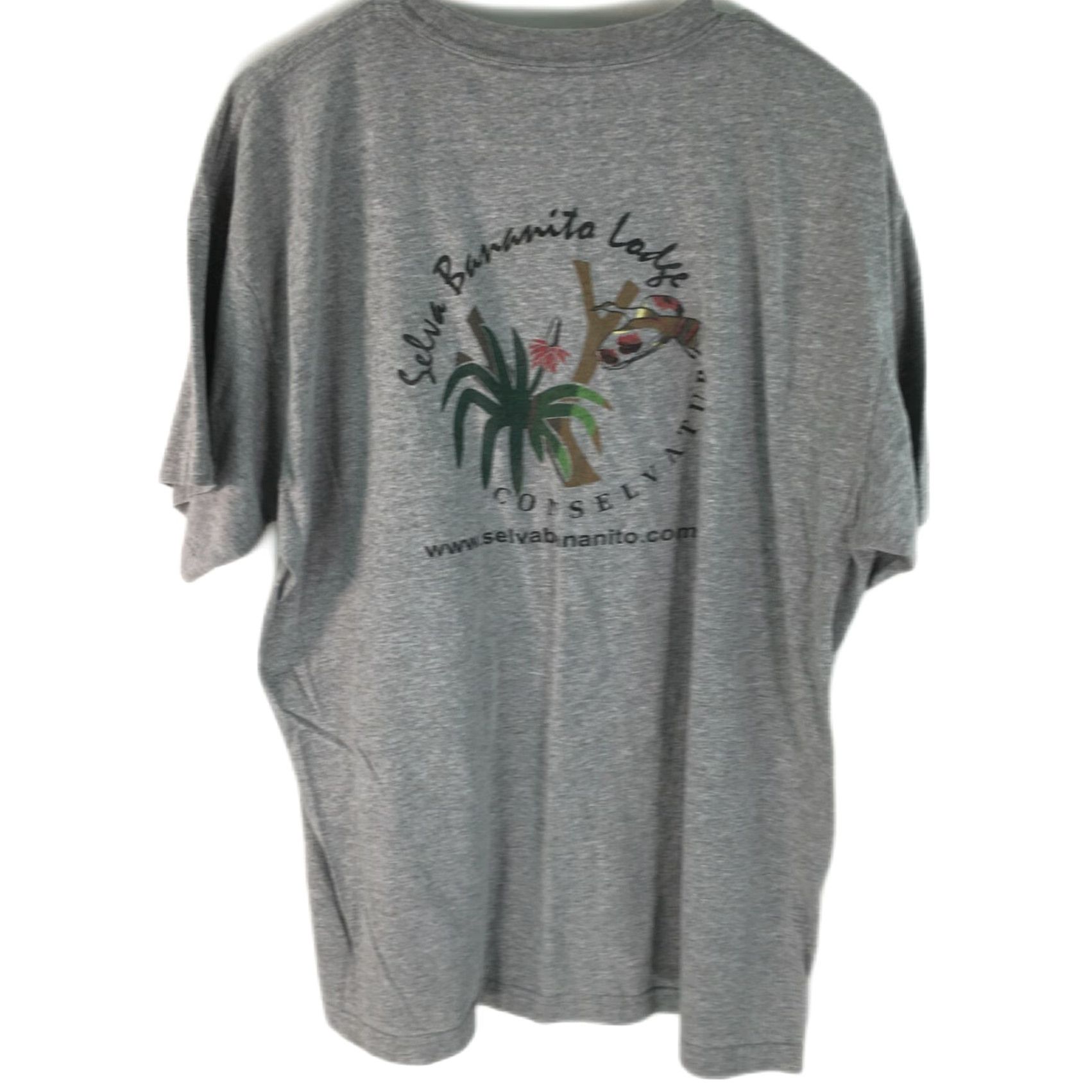 Vintage VINTAGE Selva Bananito Lodge Costa Rica T-Shirt Short Sleeve Gray Adult Large Mens Size US S / EU 44-46 / 1 - 3 Thumbnail