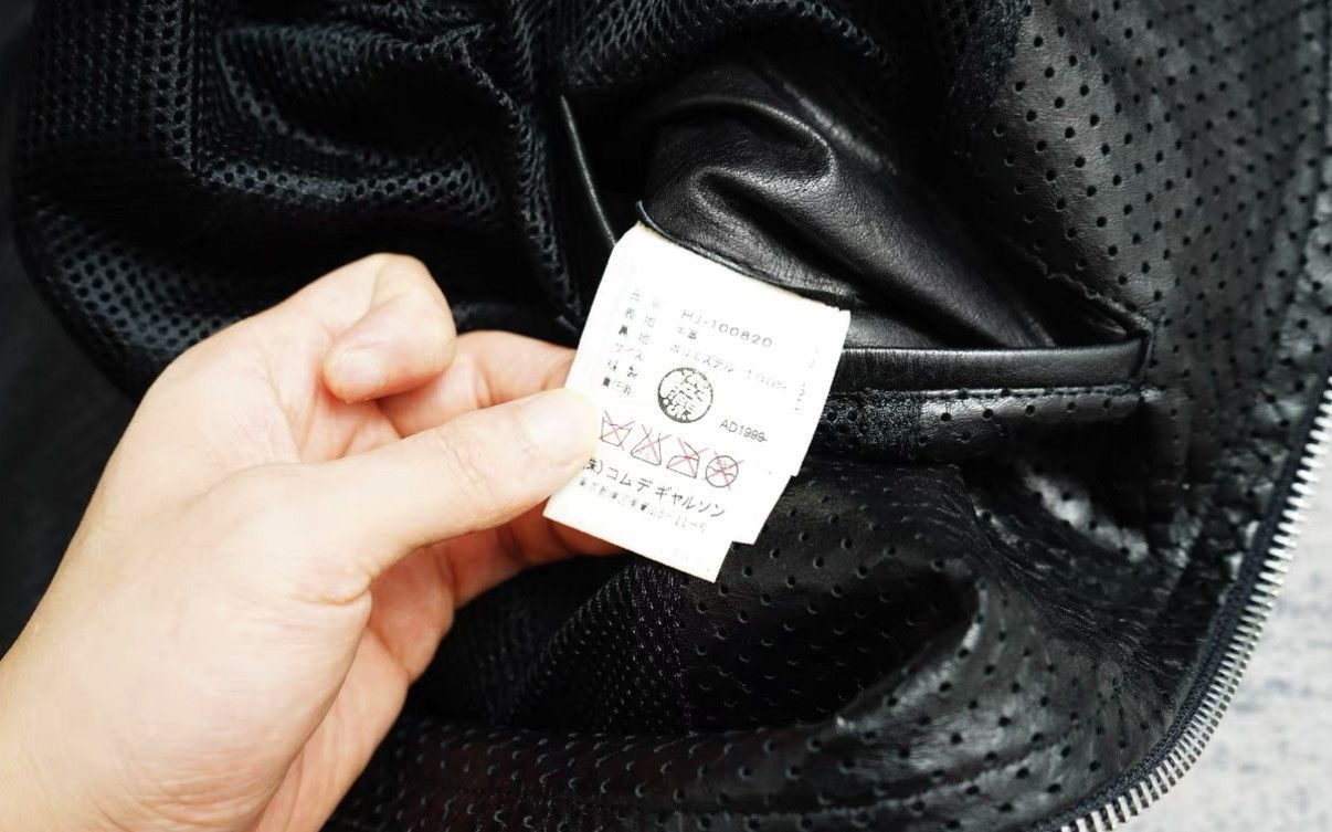 Comme des Garcons Comme des Garçons (CDG) Archive Cleanfit Mesh Leather Jacket Size US M / EU 48-50 / 2 - 7 Thumbnail