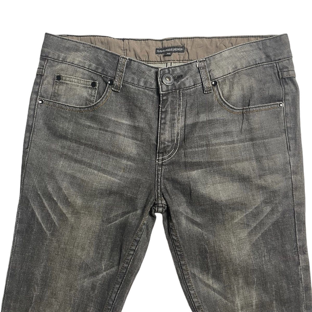 CIVARIZE 🇯🇵 VINTAGE GALVANIZE WASHED DENIM PANTS Size US 32 / EU 48 - 7 Thumbnail