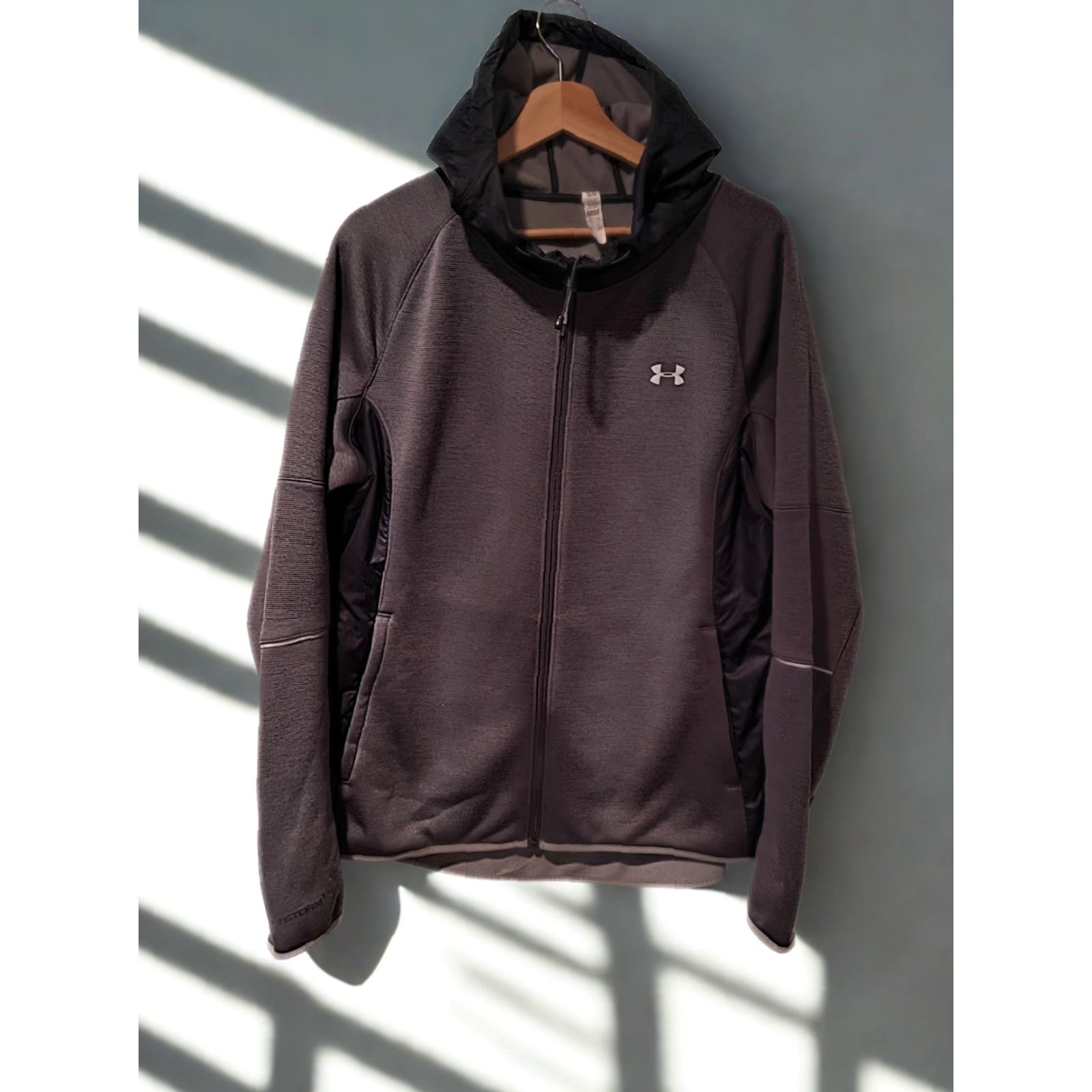 Under Armour Under Armour Women's Storm 1 Swacket Full Zip Hoodie XL Gray Logo Embroidered Zip Pockets Size XL / US 12-14 / IT 48-50 - 2 Thumbnail