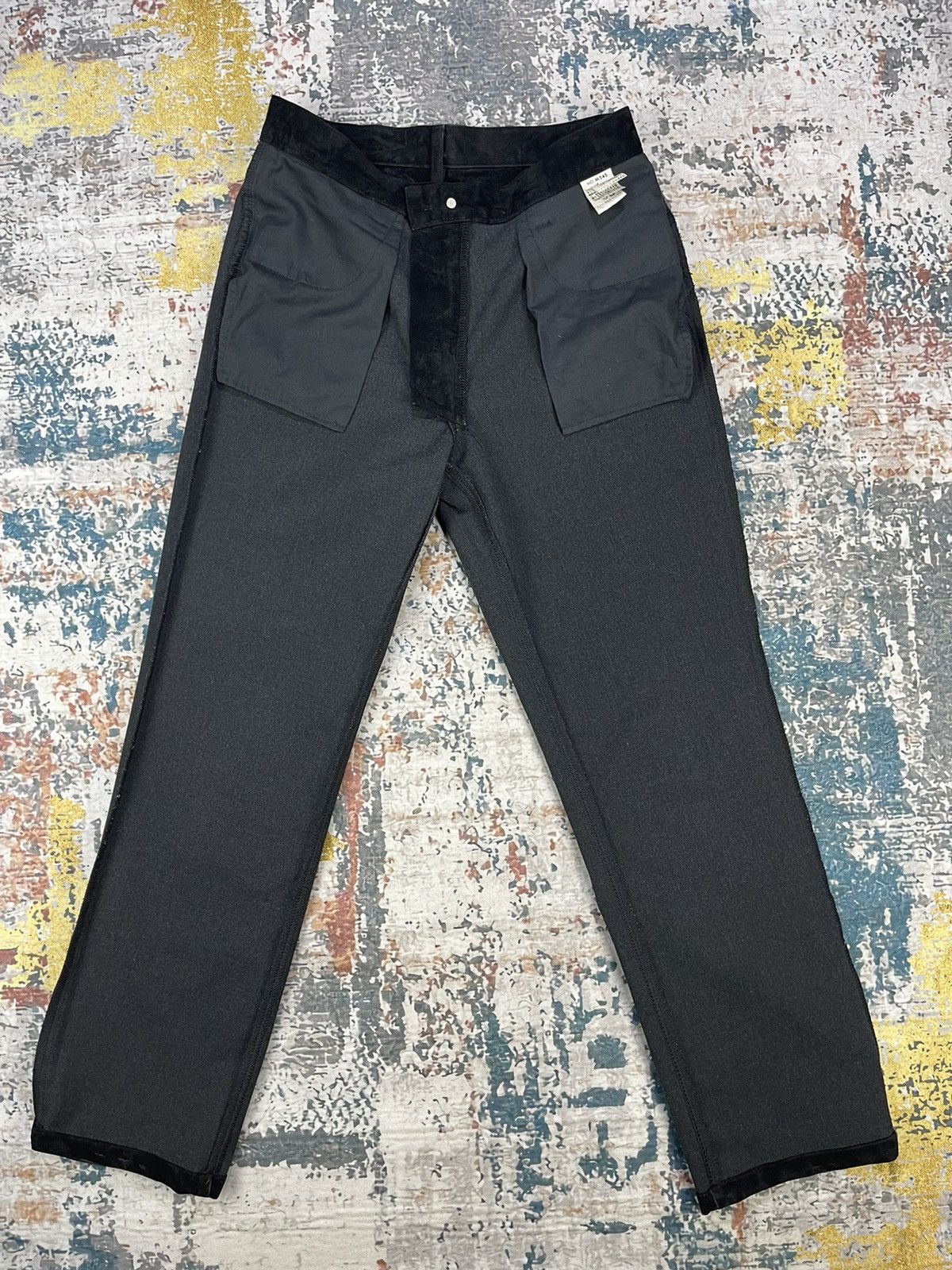 Blue Blue Japan Blue Way Company Black Suede Pants Size US 30 / EU 46 - 6 Thumbnail
