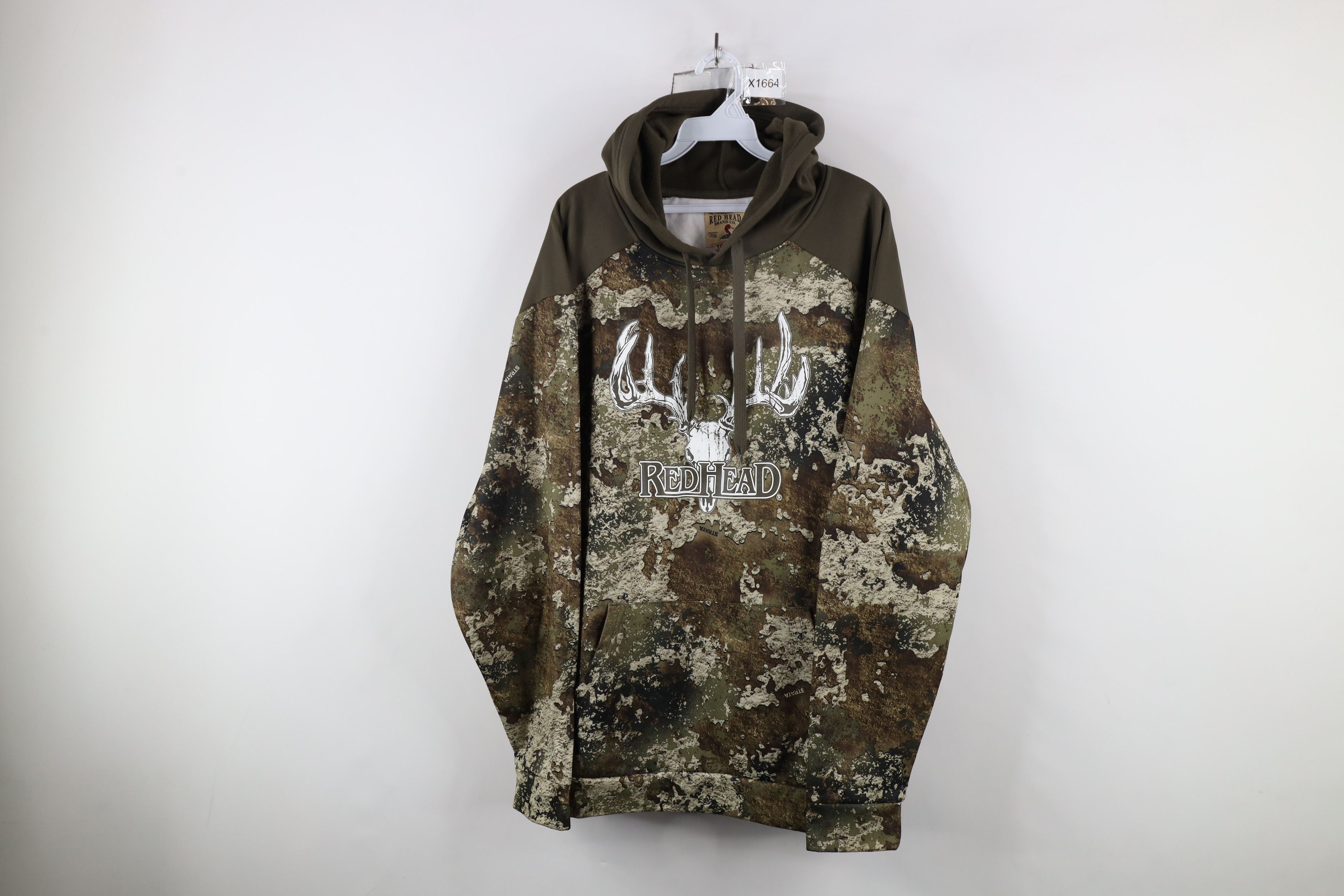 Vintage Vintage Y2K Streetwear Strata Camouflage Hoodie Sweatshirt Size US XL / EU 56 / 4 - 1 Thumbnail