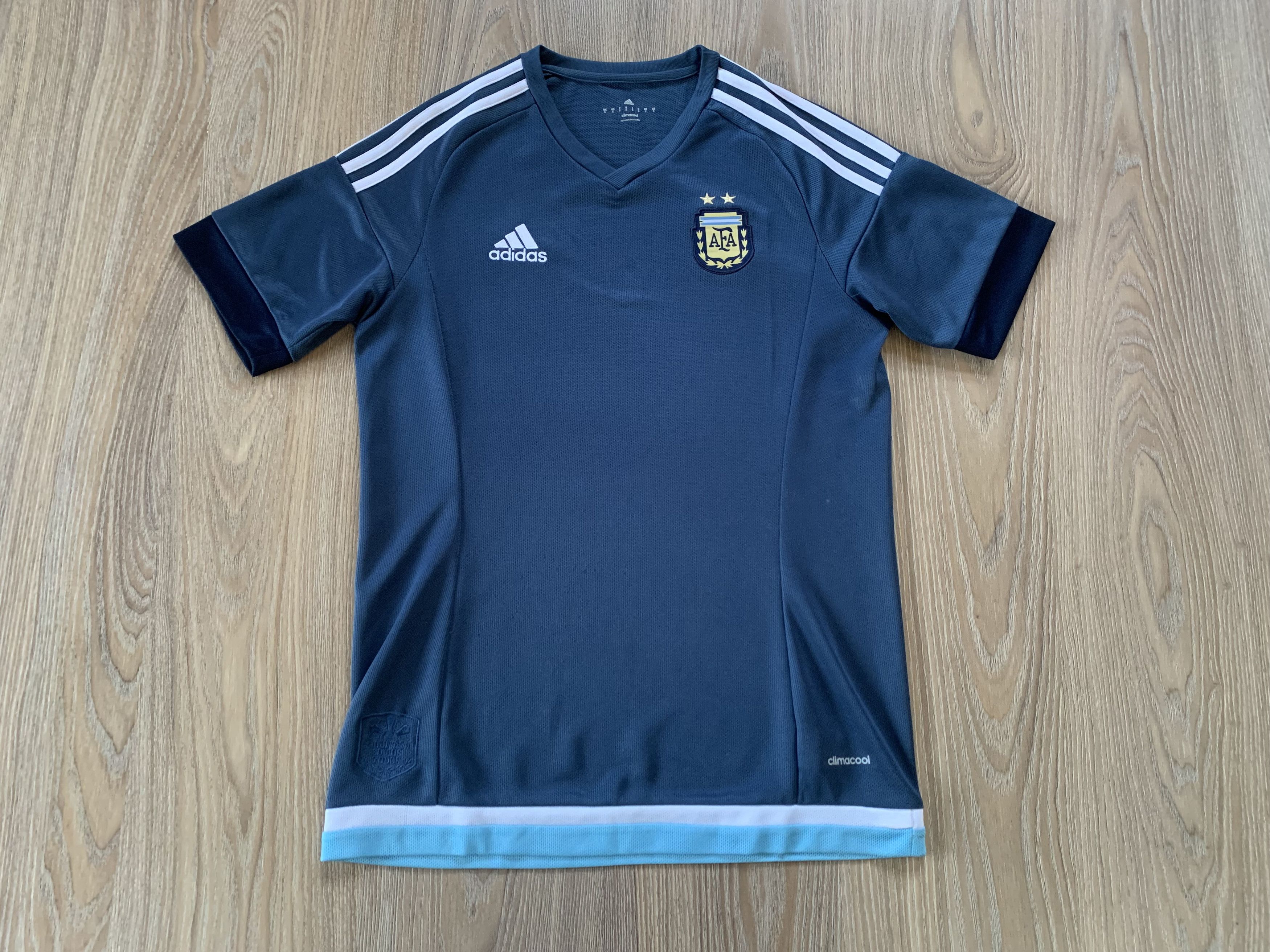 Adidas Adidas Argentina Away Soccer Jersey 2016 Size US S / EU 44-46 / 1 - 2 Thumbnail