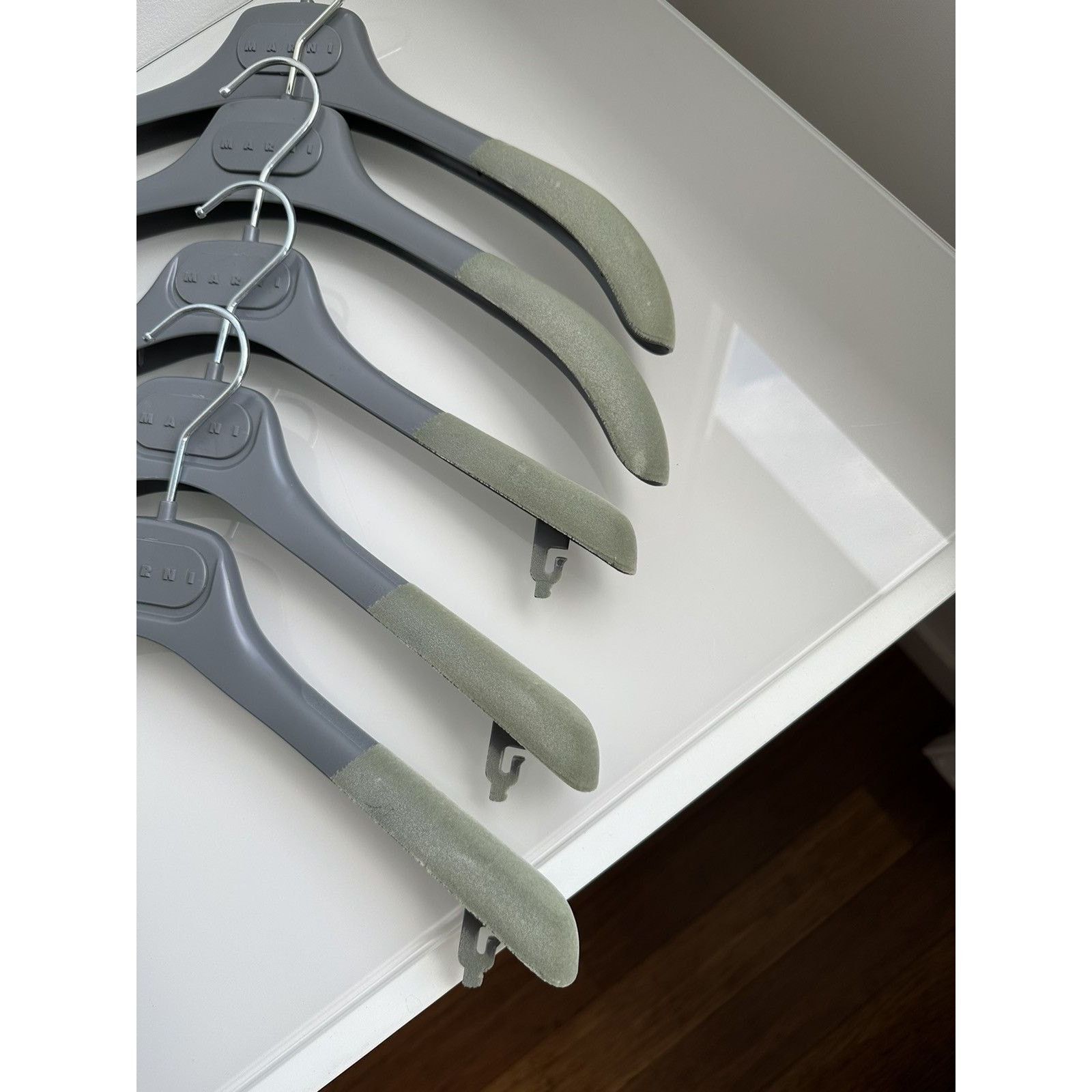 Marni Marni premium made in italy velour grey hangers Size ONE SIZE - 3 Thumbnail