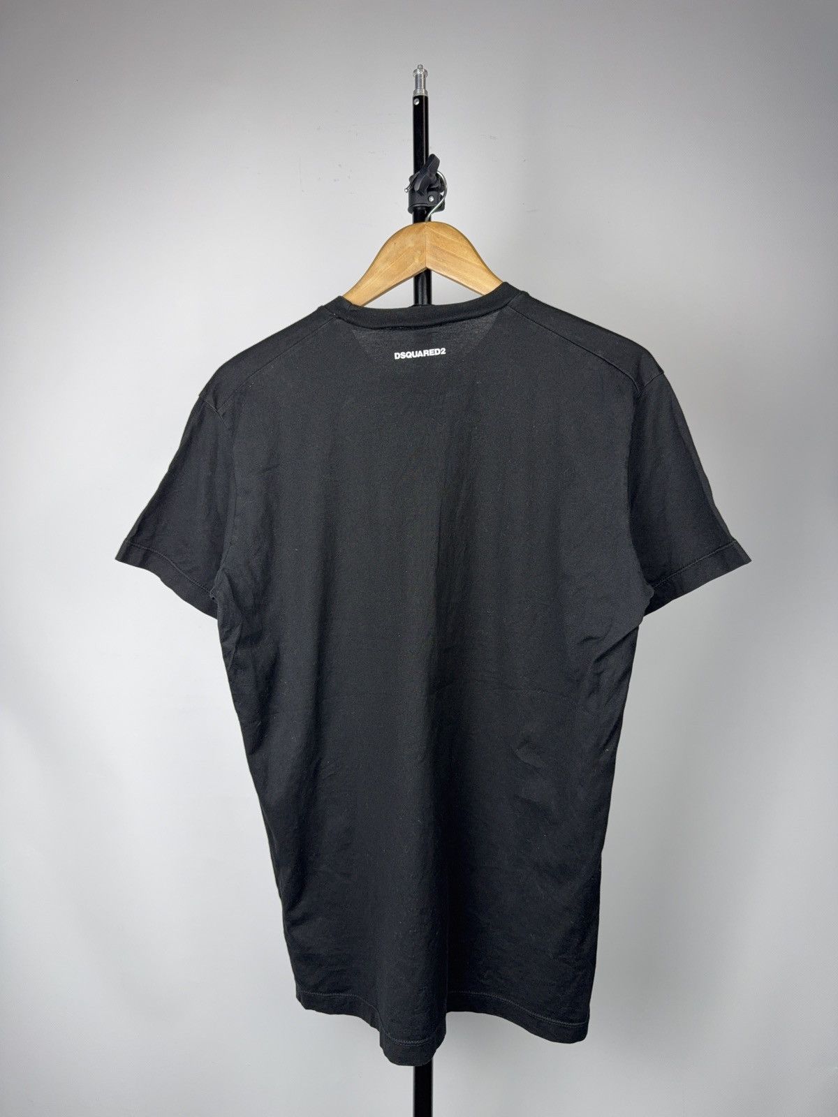 Dsquared2 Luxury 00s Dsquared2 Bold D2 Graphic Logo T-Shirt Black Size US M / EU 48-50 / 2 - 13 Thumbnail