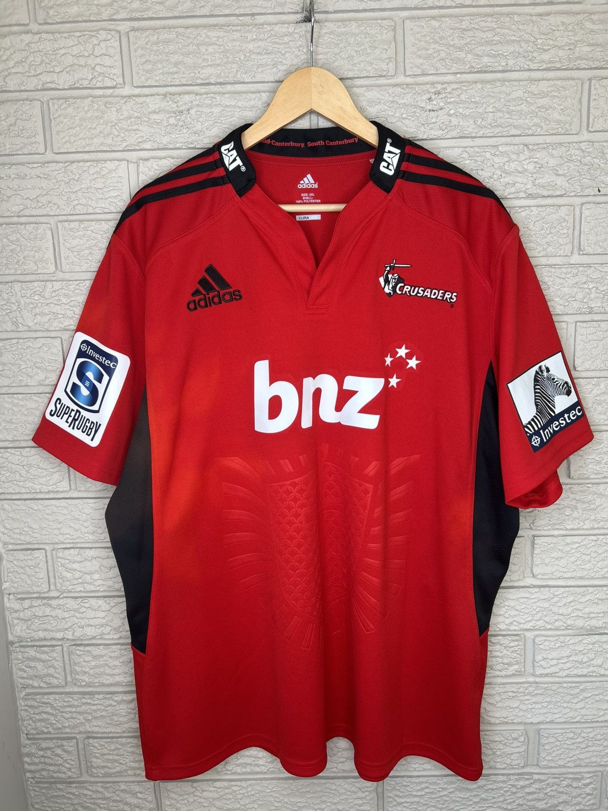Adidas Adidas Crusaders 2013 Home Rugby Jersey Size US XXL / EU 58 / 5 - 1 Thumbnail