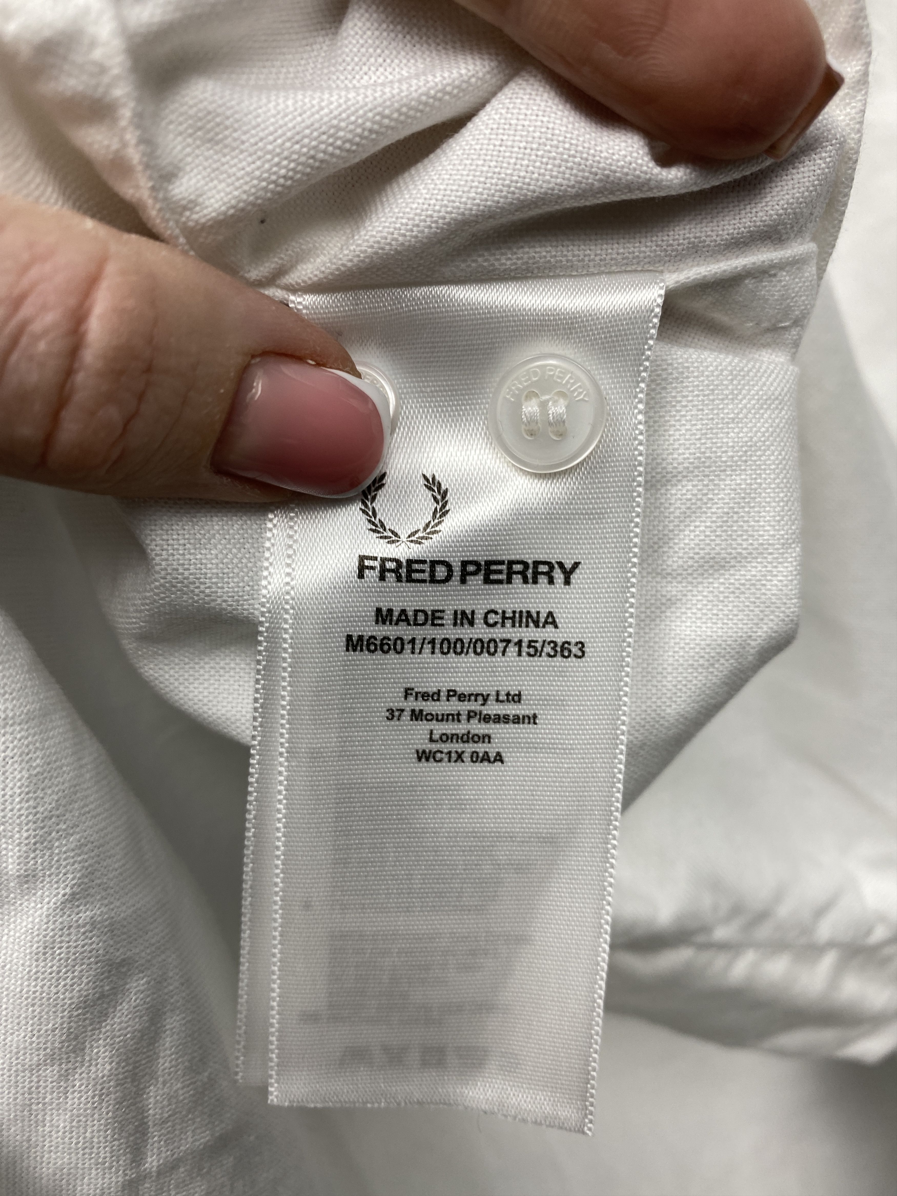 Fred Perry Fred Perry Mens Short Sleeve Shirt Size US L / EU 52-54 / 3 - 5 Thumbnail