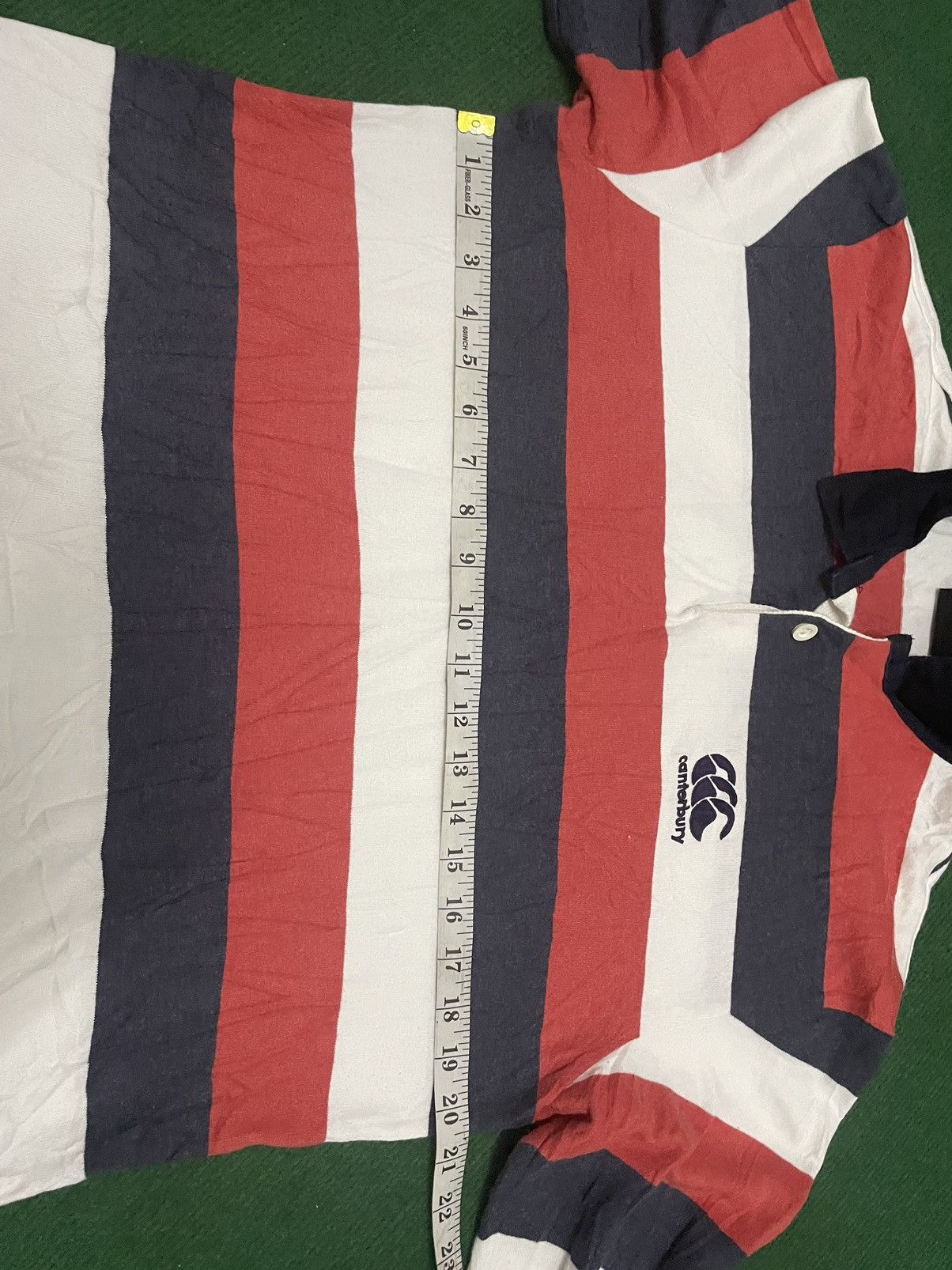 Canterbury of New Zealand Vintage Canterbury Rugby Stripe Shirt Size US L / EU 52-54 / 3 - 7 Thumbnail