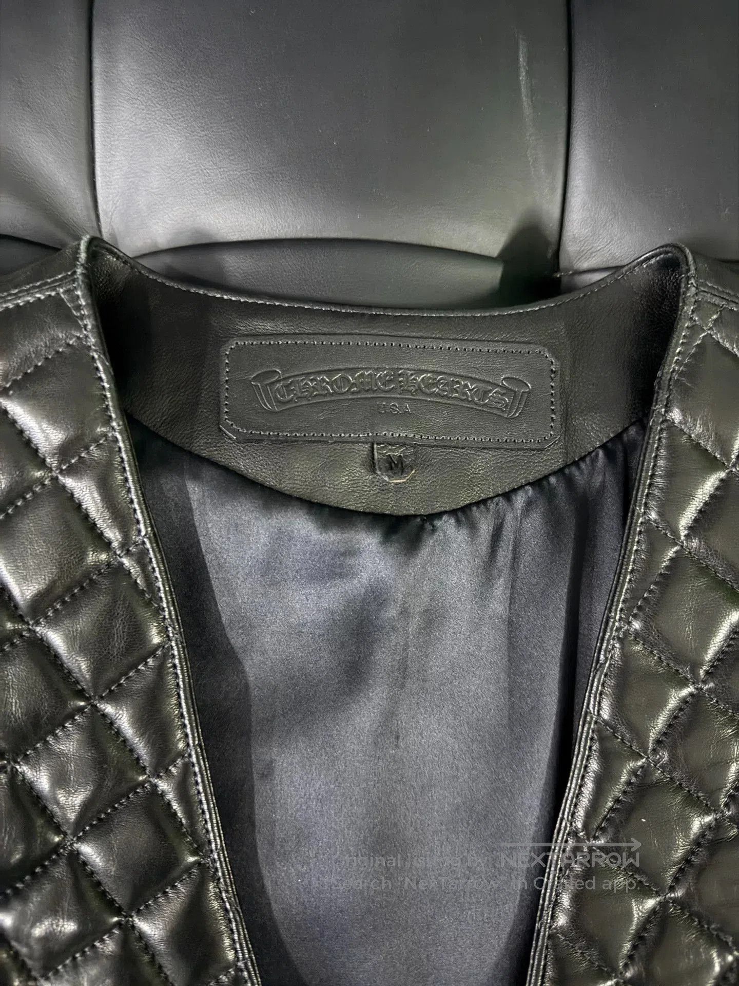 Chrome Hearts Chrome Hearts Black Leather Vest. Size US M / EU 48-50 / 2 - 3 Thumbnail