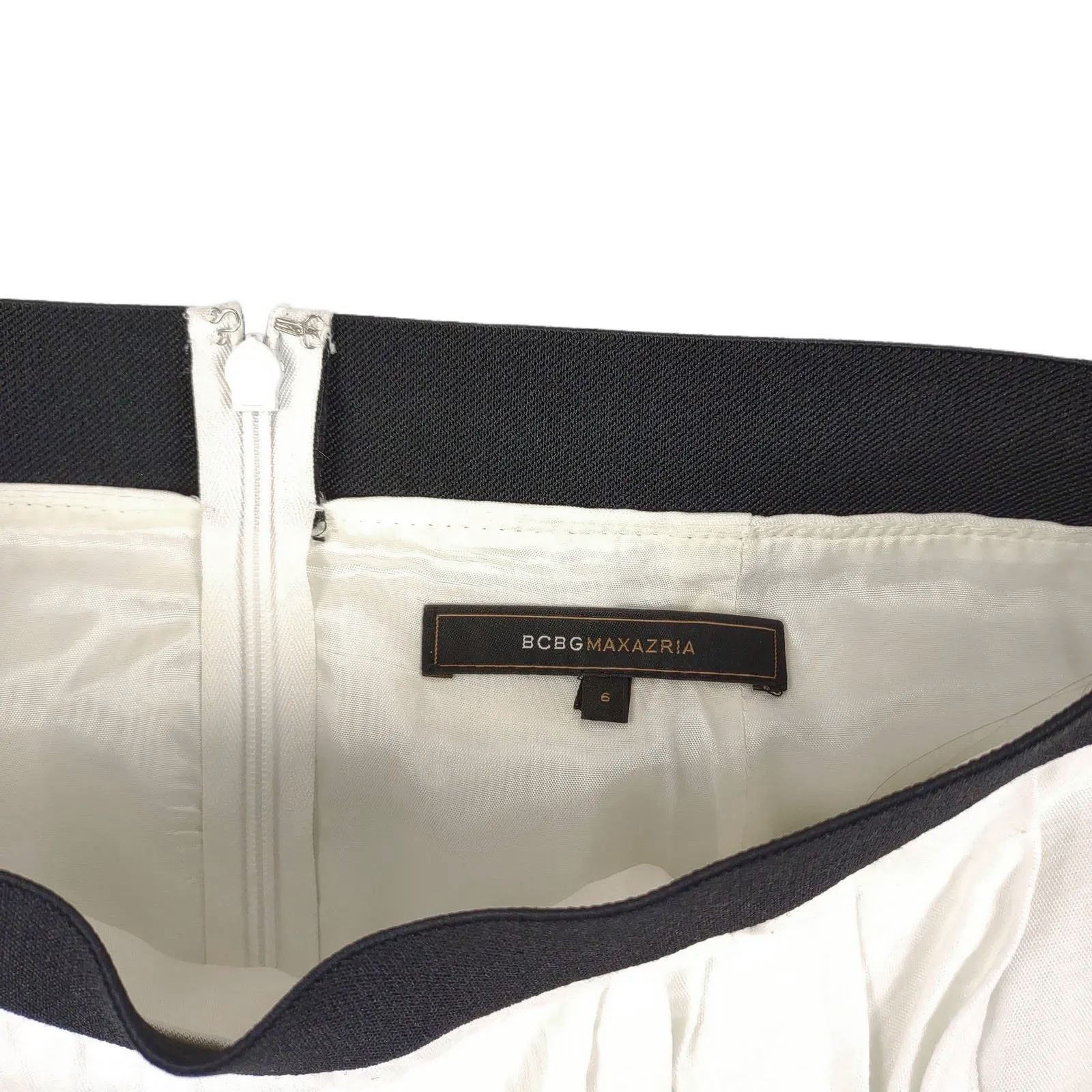 Bcbgmaxazria BCBG Maxazria White Ruffle Layered Rayon Mini Skirt Size 28" / US 6 / IT 42 - 3 Thumbnail