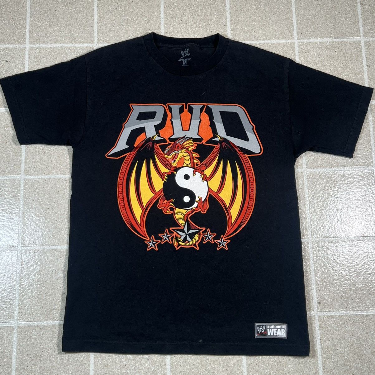 WWE WWE Rob Van Dam Shirt Yin-Yang Dragon Dam It Good To Be Back Size US M / EU 48-50 / 2 - 1 Thumbnail