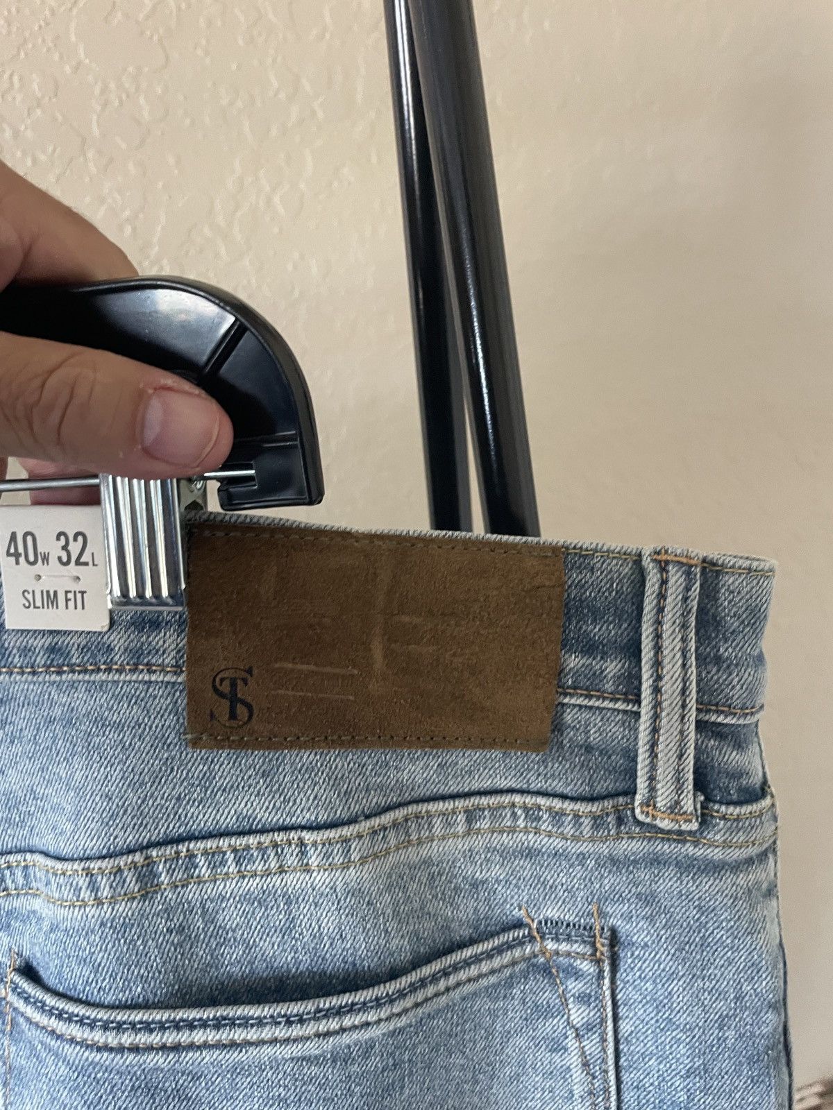 Todd Snyder Slim Fit stretch Destroyed denim jeans nwt 208.00 Size US 42 / EU 58 - 8 Thumbnail