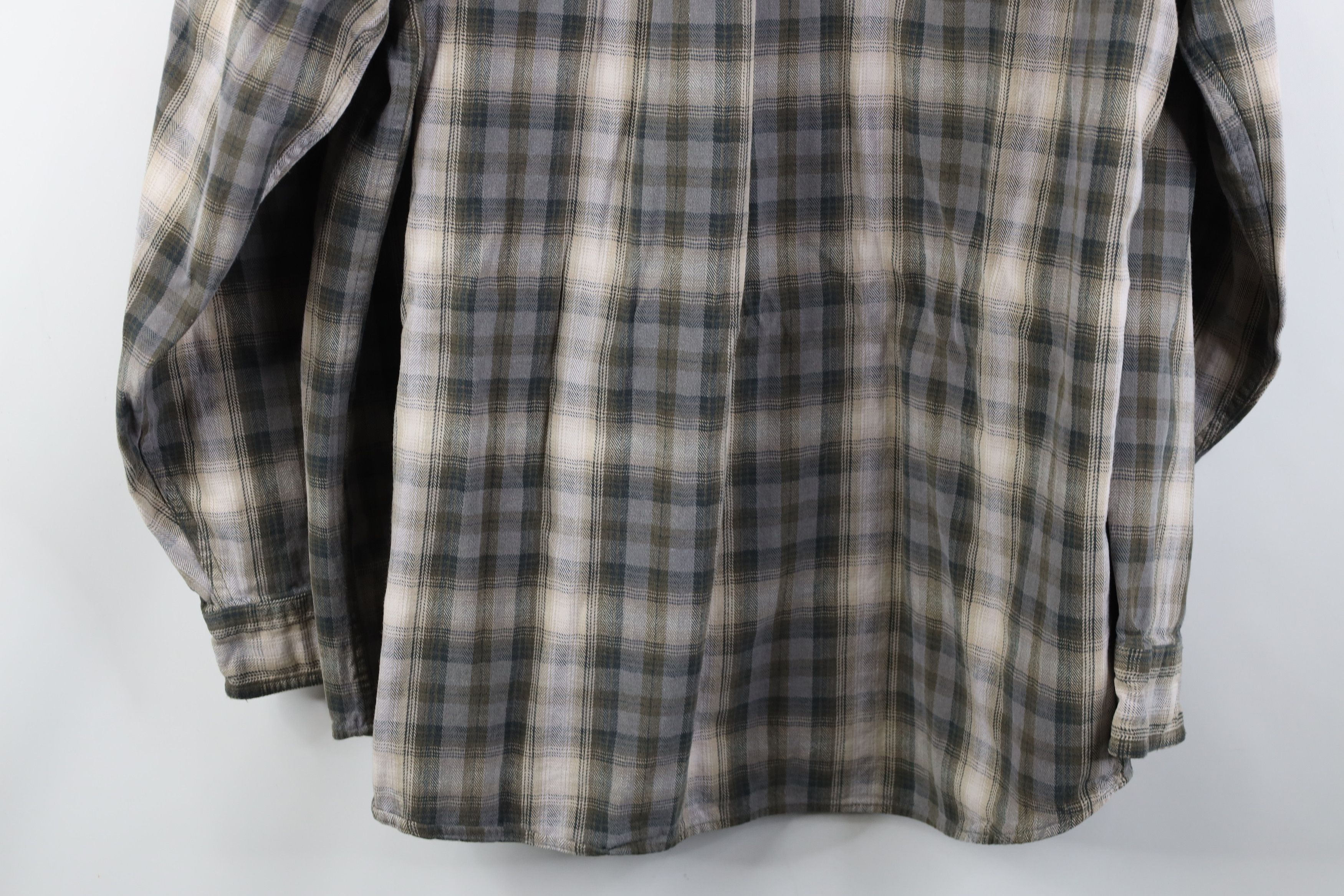 L.L. Bean Vintage 90s LL Bean Heavyweight Collared Button Down Shirt Size US XL / EU 56 / 4 - 10 Thumbnail