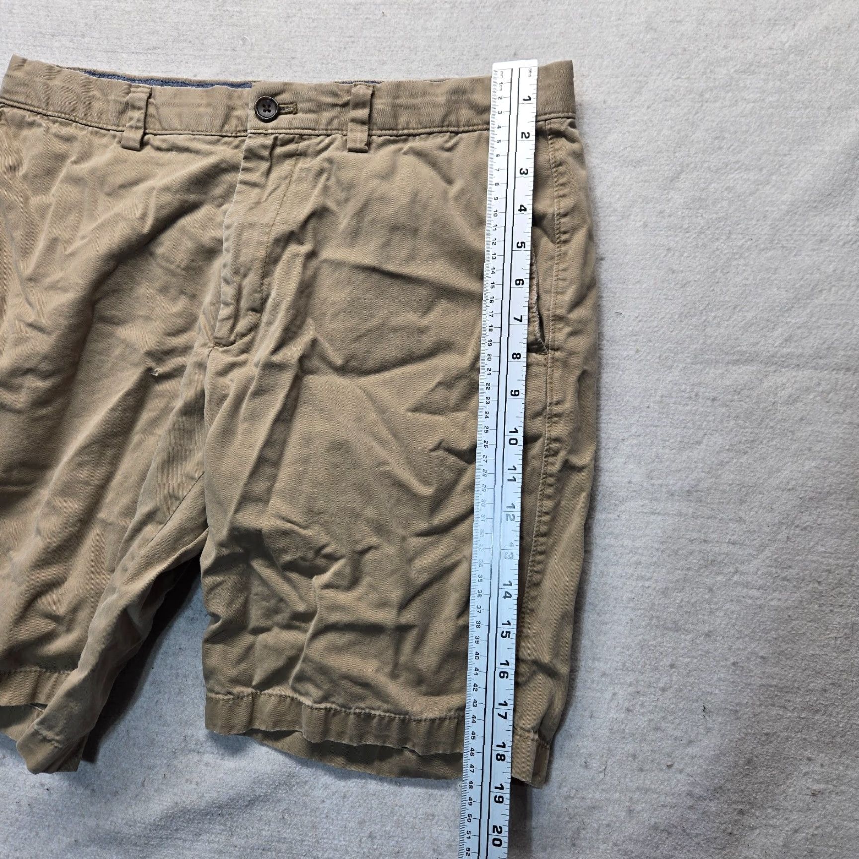 Banana Republic Banana Republic Shorts Chino Stretch Golf Beige Tan Adult Men's Size 33 Beige Chino Stretch Pockets Preppy 33 in Regular Men Size US 33 - 4 Thumbnail