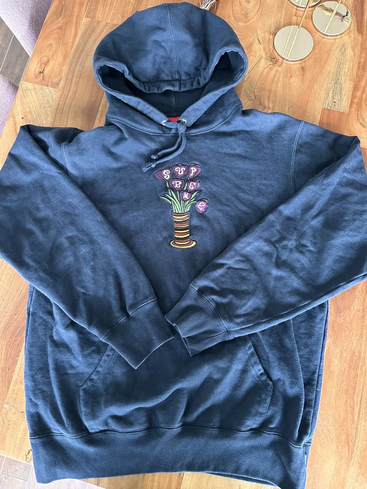 Supreme hoodie flowers online