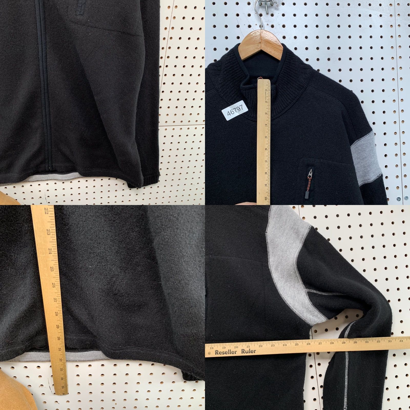 Eddie Bauer Eddie Bauer Sport Merino Wool Sweater Jacket Mens XL Black Heavyweight Sweater Size US XL / EU 56 / 4 - 9 Thumbnail