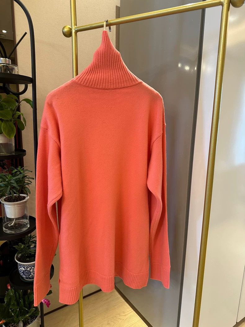 Loewe LOEWE Embroidered high collar loose wool sweater Size M / US 6-8 / IT 42-44 - 6 Thumbnail