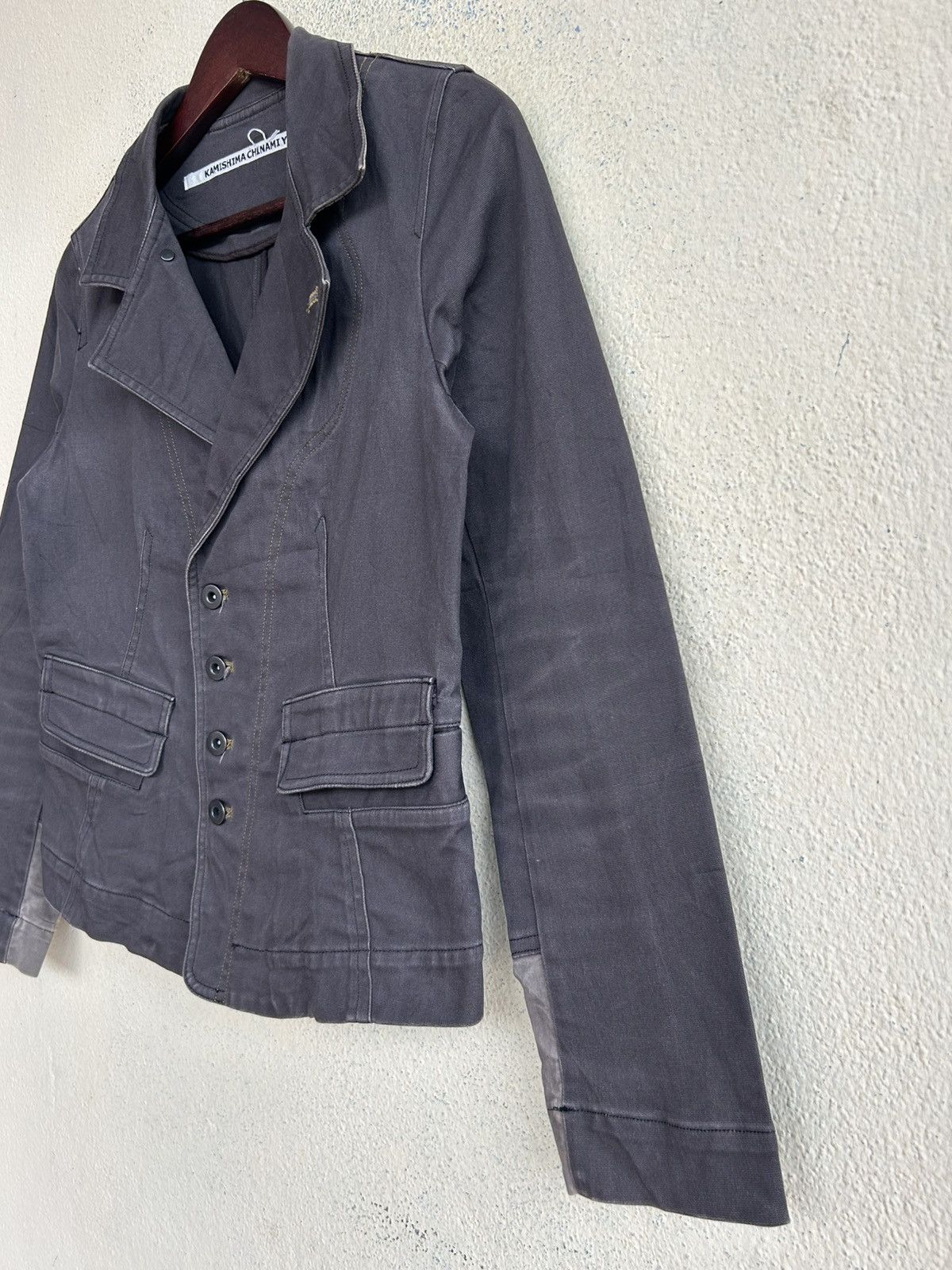 Japanese Brand Kamishima Chinami Yellow Jacket Size M / US 6-8 / IT 42-44 - 4 Thumbnail