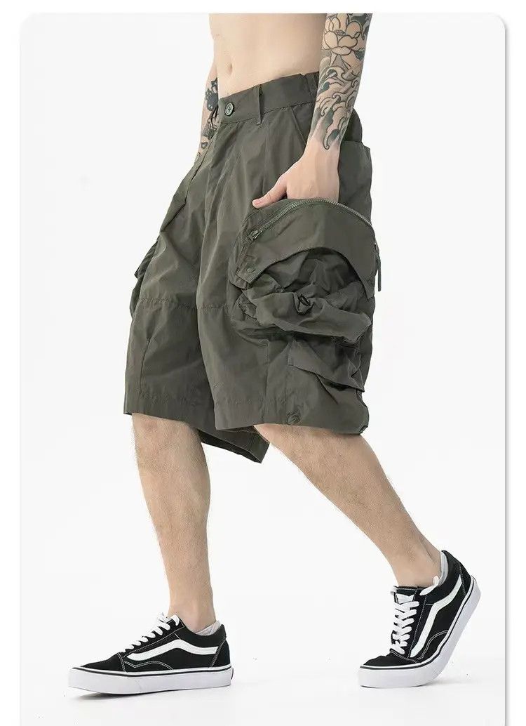 Designer × Japanese Brand Vintage Hip Hop Street Comfort Loose Casual Shorts Size US 33 - 1 Thumbnail