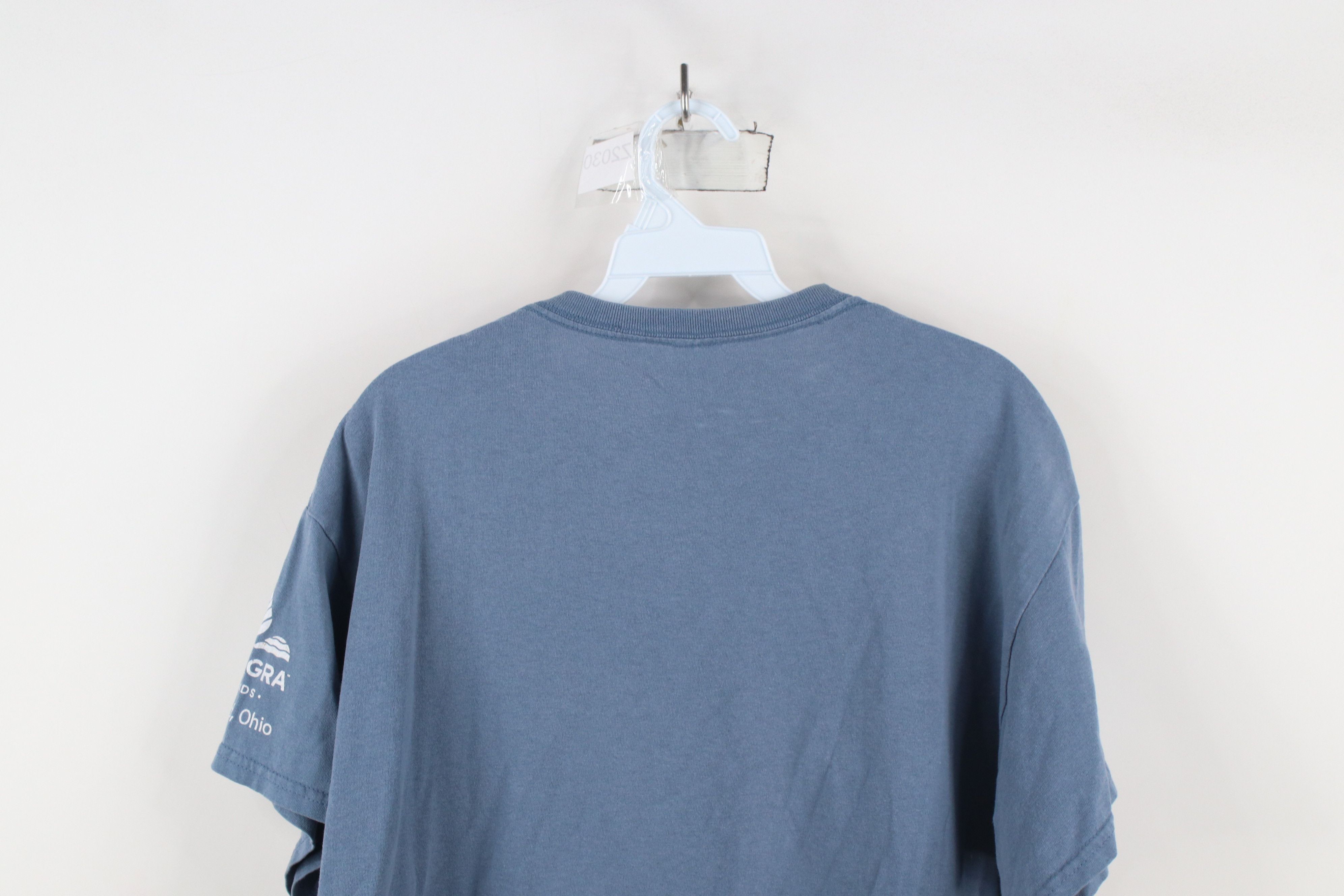 Vintage Vintage Y2K Streetwear Spell Earth Day Sunset T-Shirt Blue Size US M / EU 48-50 / 2 - 10 Thumbnail